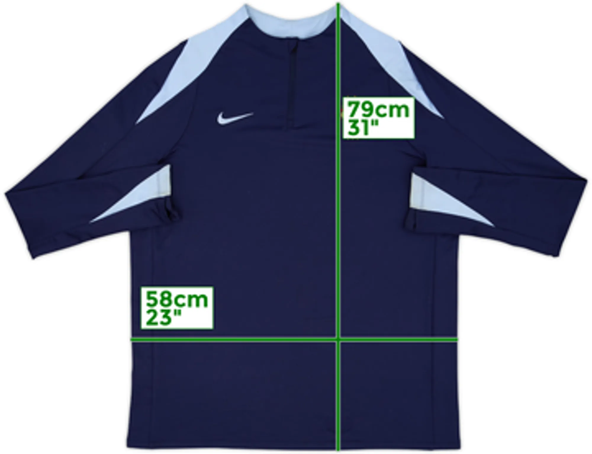 2024-25 France Nike 1/4 Zip Drill Top - 7/10 - (XL)