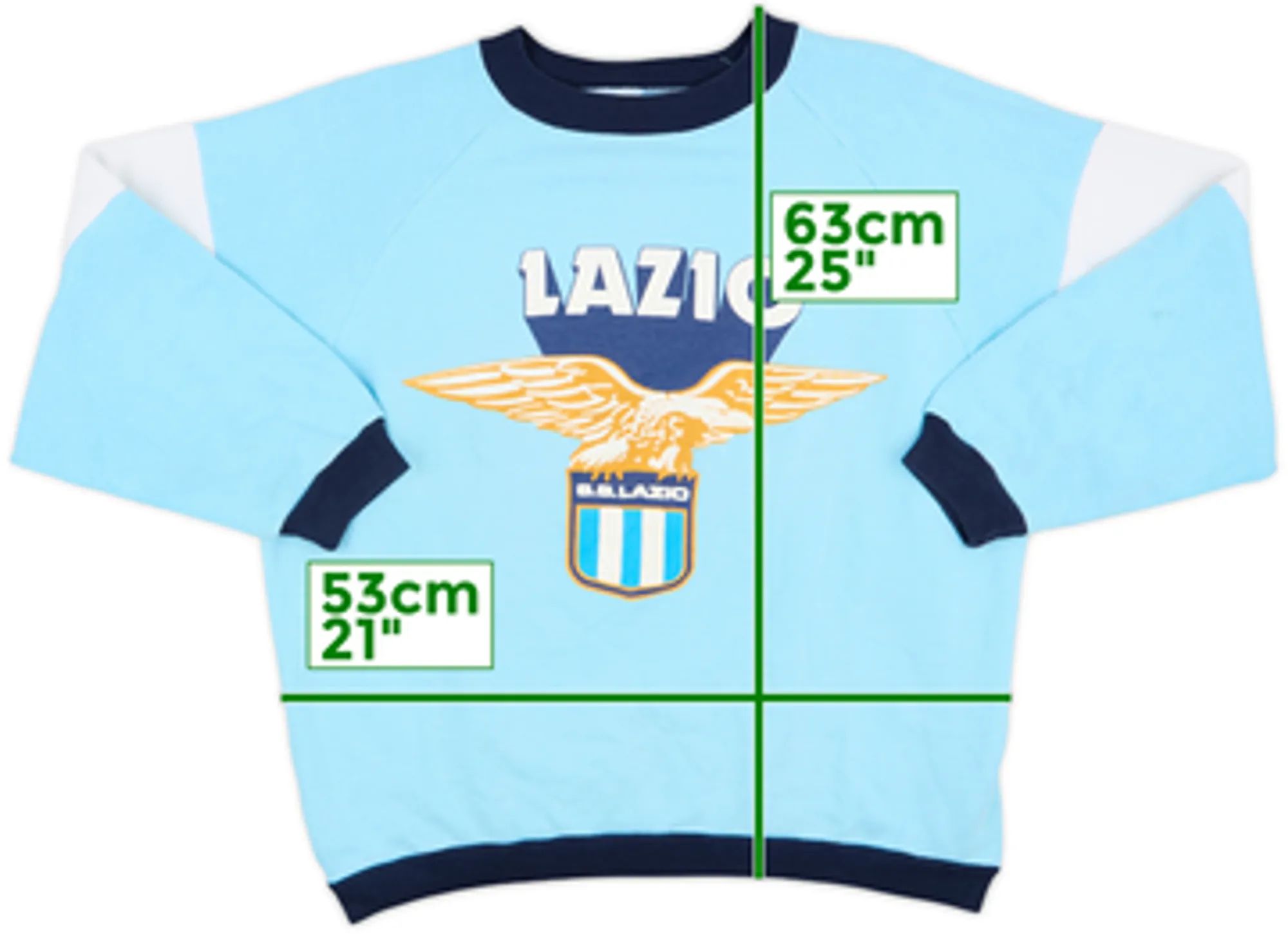 1990-91 Lazio Le Felpe Dei Grandi Sweat Top - 8/10 - (M)