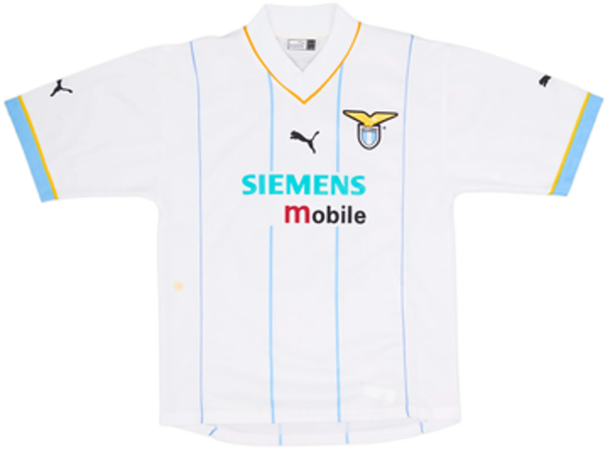 2001-02 Lazio Basic European Home Shirt Nesta #13 - 7/10 - (XL.Boys)