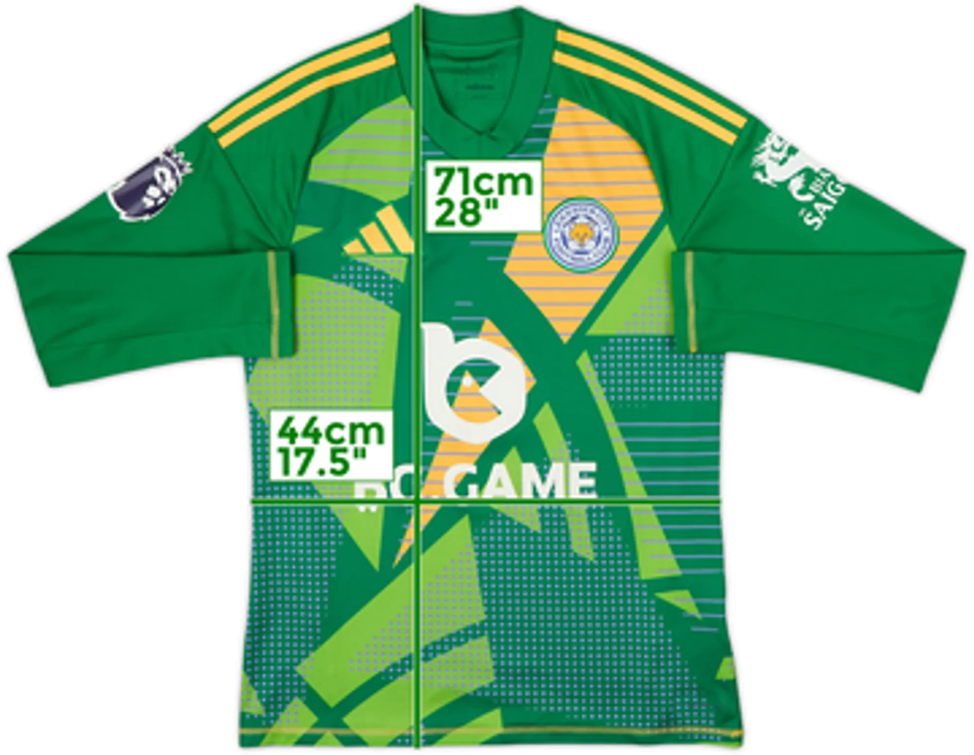 2024-25 Leicester GK Shirt - 7/10 - (S)