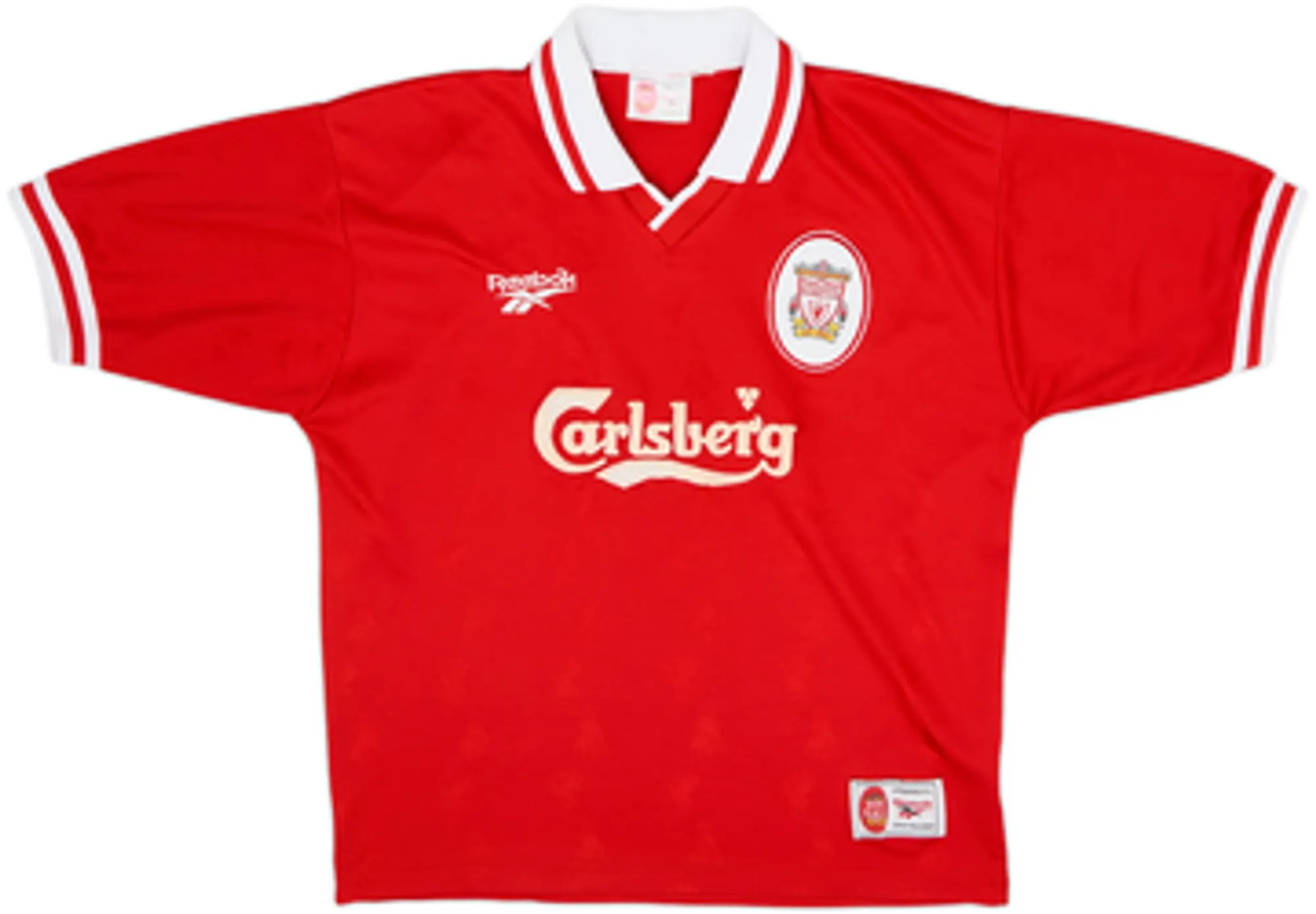 1996-98 Liverpool Home Shirt McAteer #4 - 6/10 - (L)