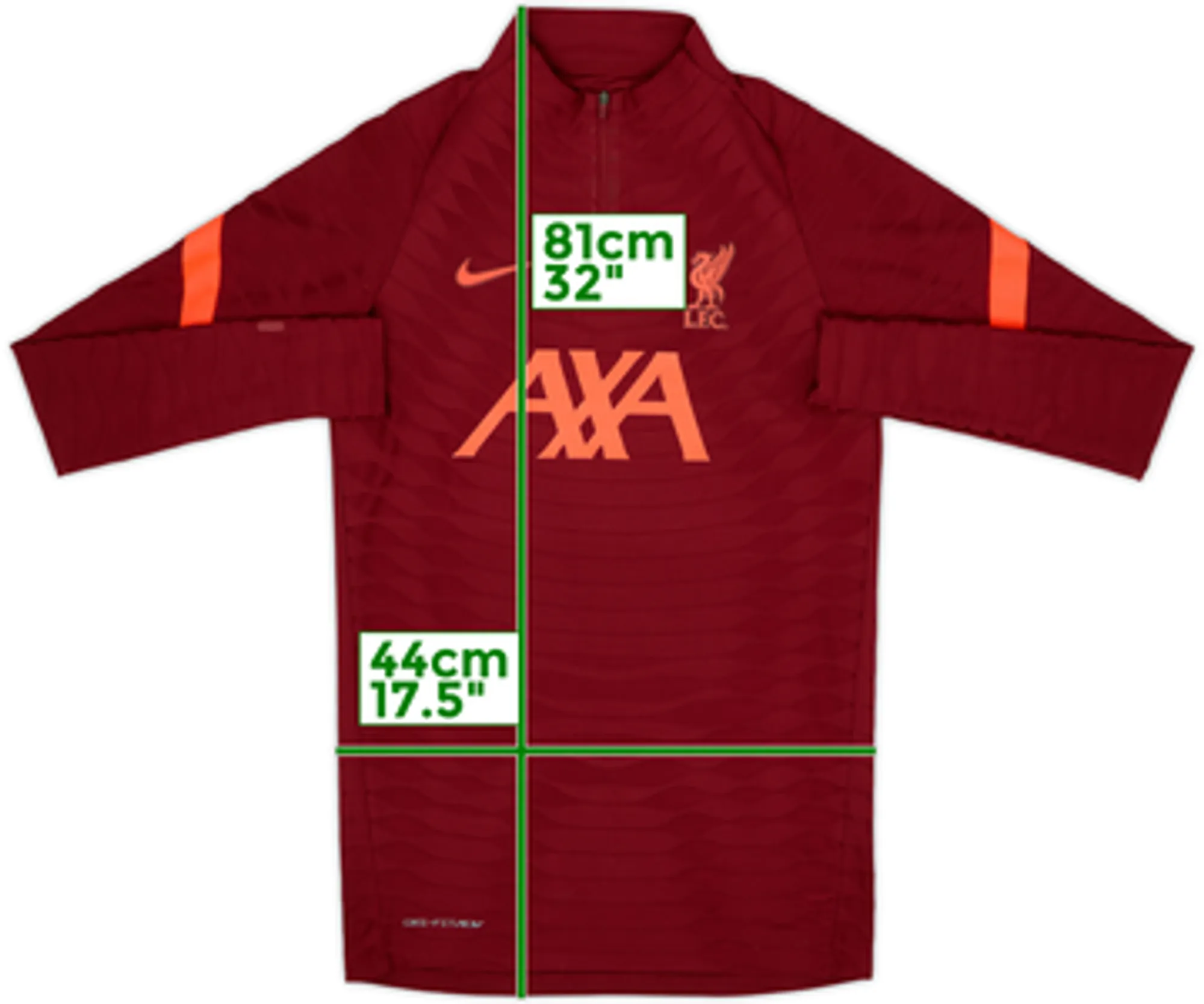 2021-22 Liverpool Nike Dri-Fit ADV 1/4 Zip Drill Top - 8/10 - (S)