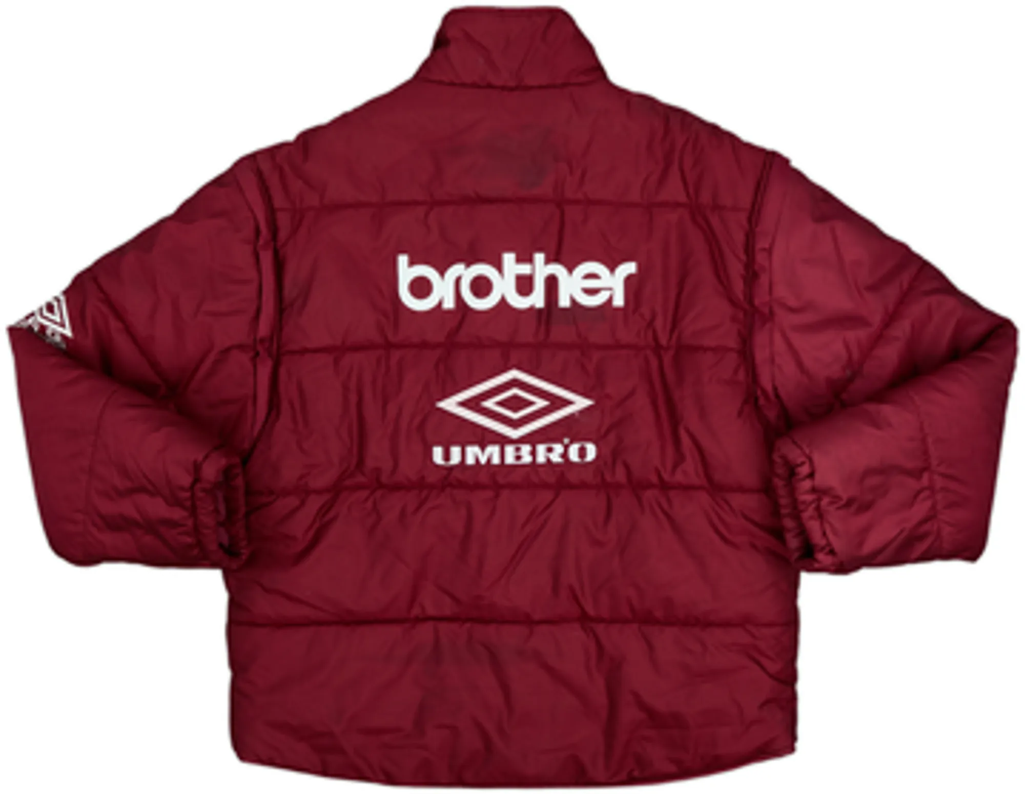 1995-96 Manchester City Umbro Padded Bench Coat - 8/10 - (M)