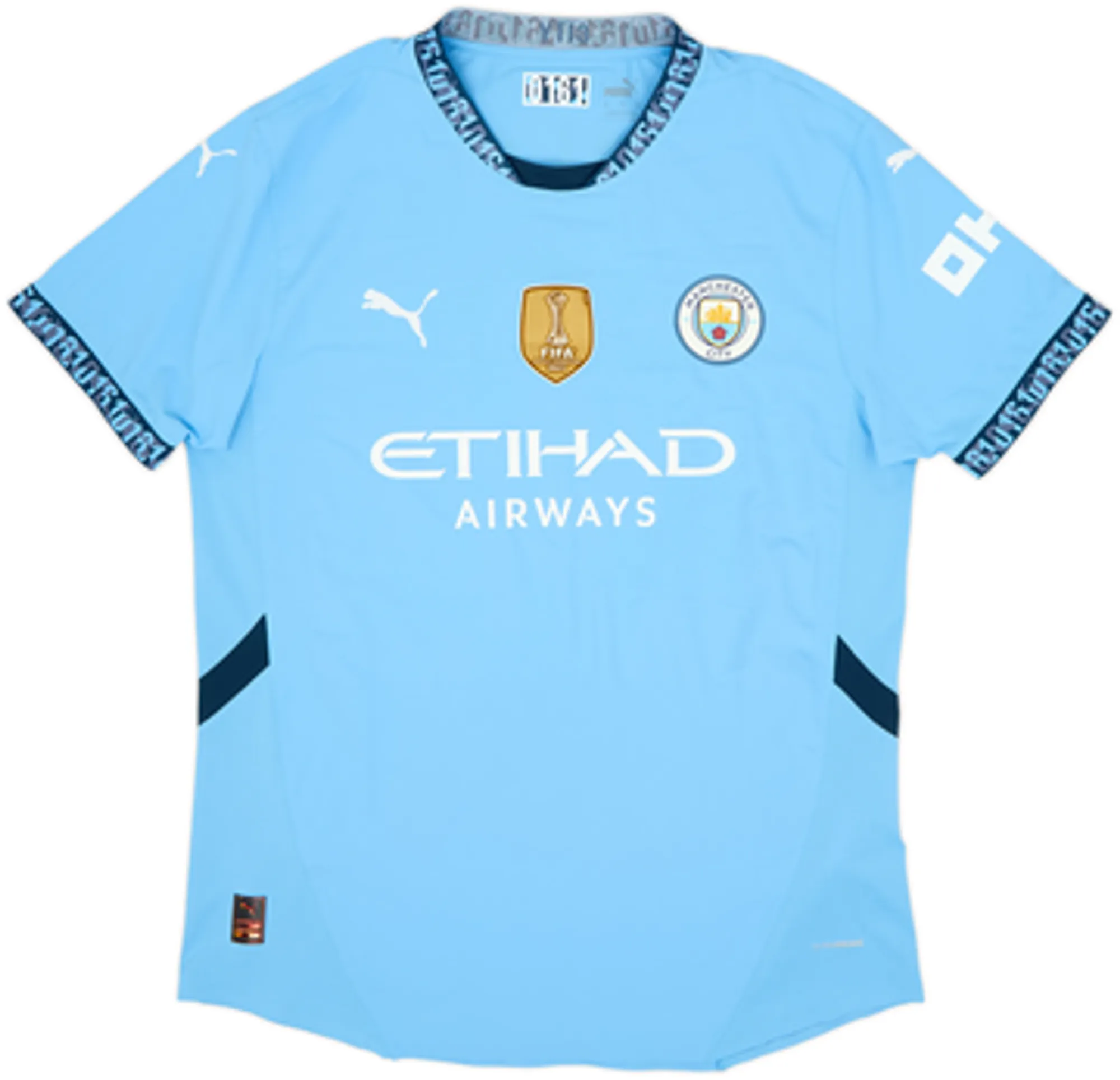 2024-25 Manchester City Authentic Home Shirt Haaland #9 - 8/10 - (XXL)