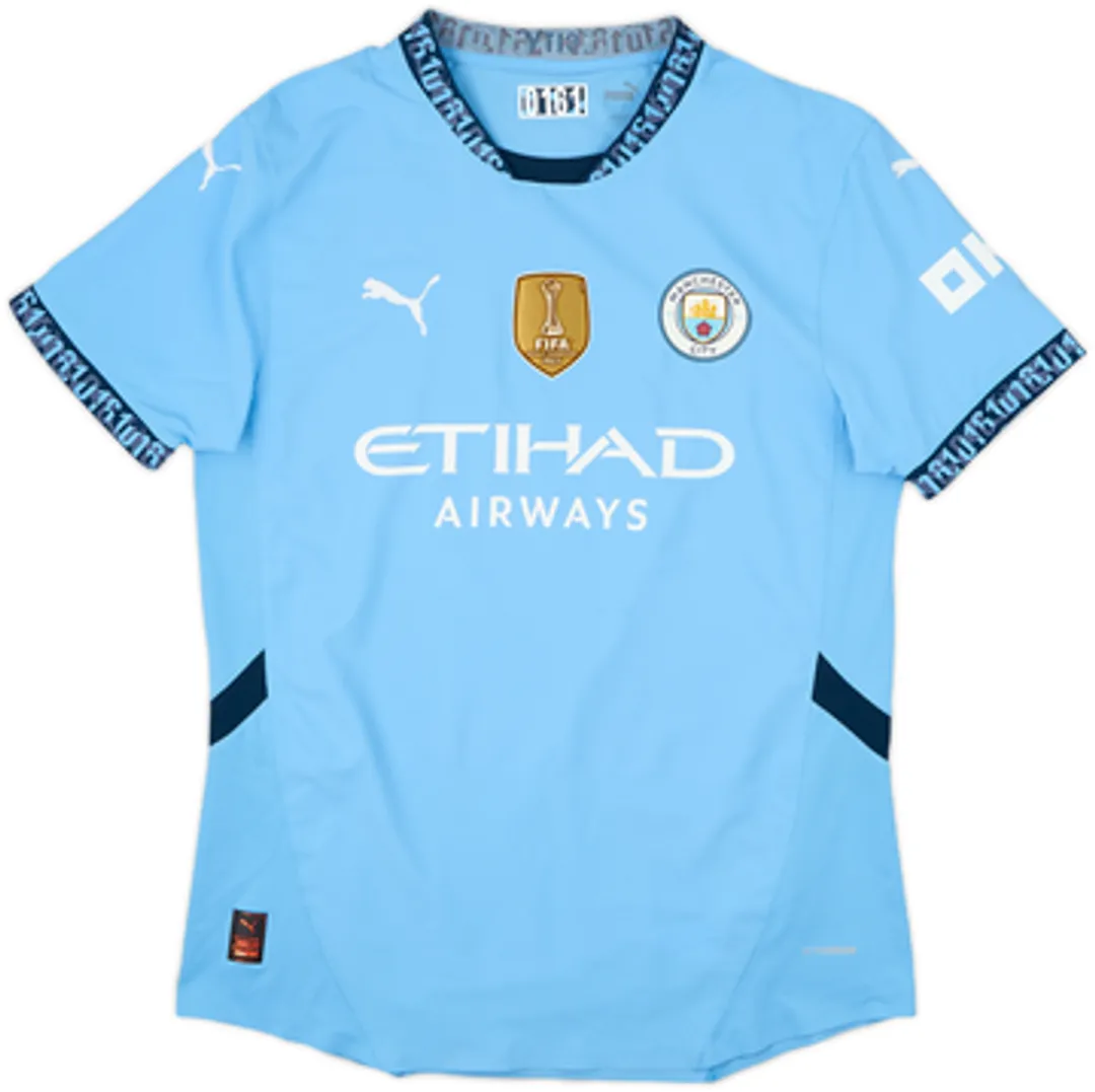 2024-25 Manchester City Authentic Home Shirt Haaland #9 - 8/10