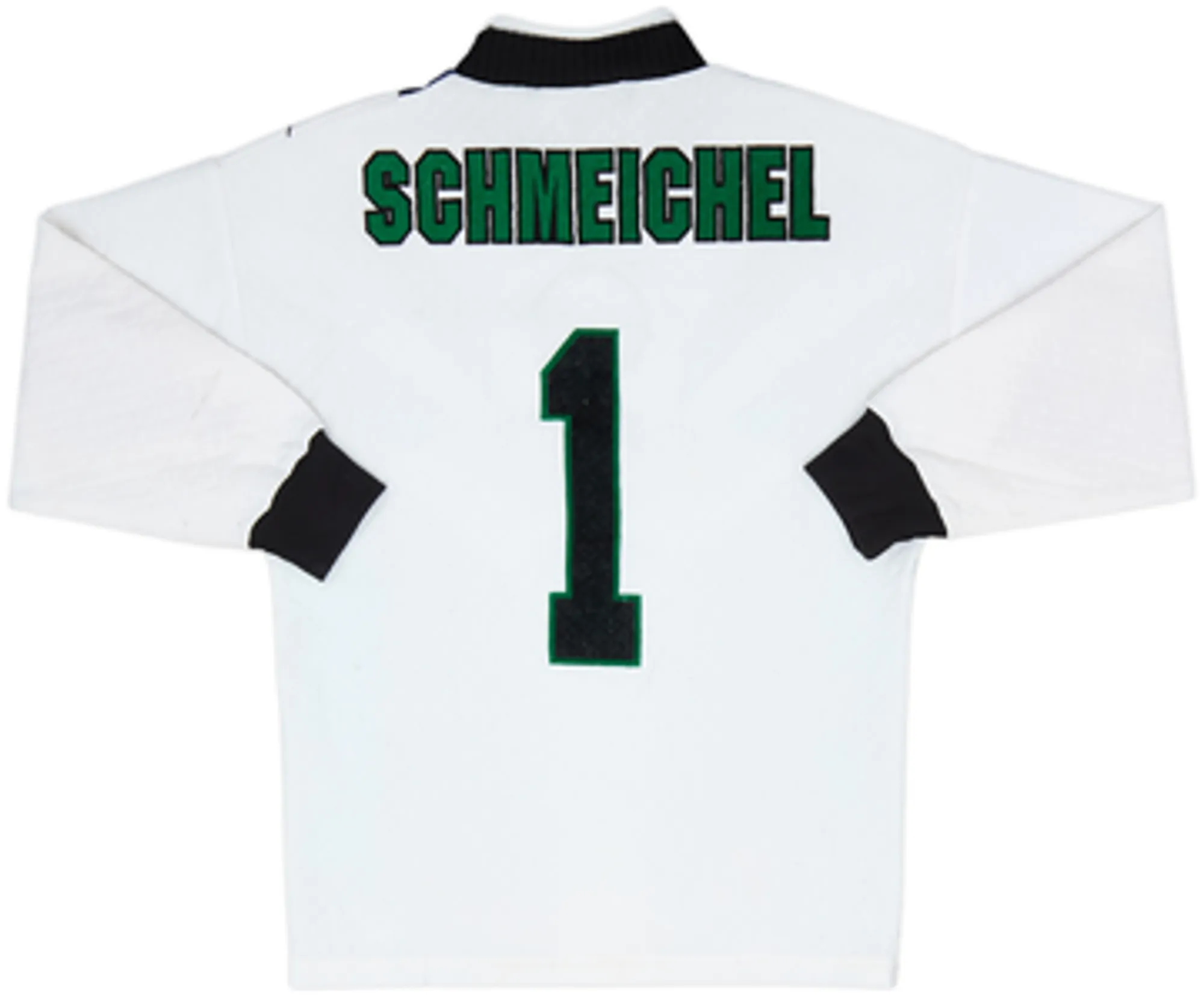 1996-97 Manchester United GK Full Kit Schmeichel #1 - 5/10 - (L.Boys)