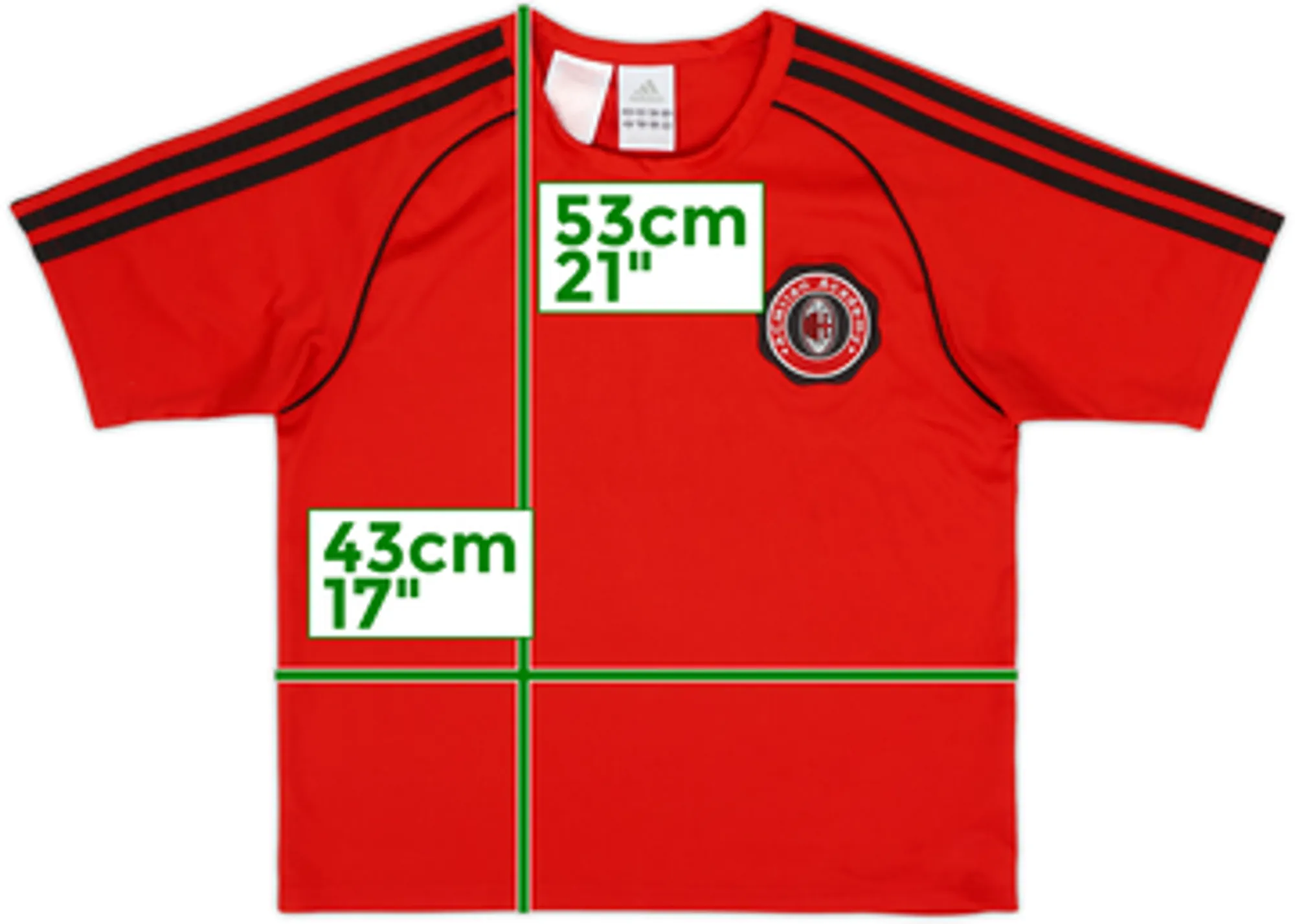 2006-07 AC Milan Academy adidas Training Shirt - 10/10 - (M)