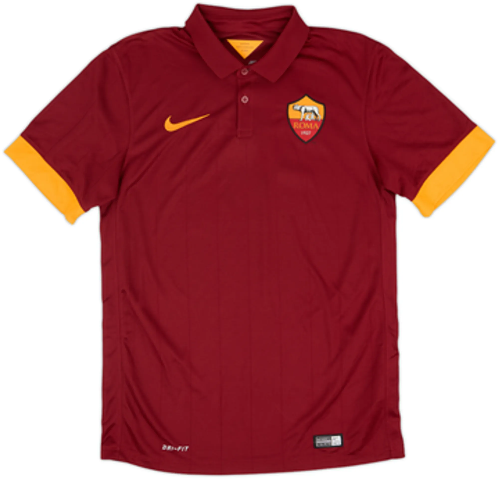 2014-15 Roma Home Shirt De Rossi #16 - 8/10 - (M)