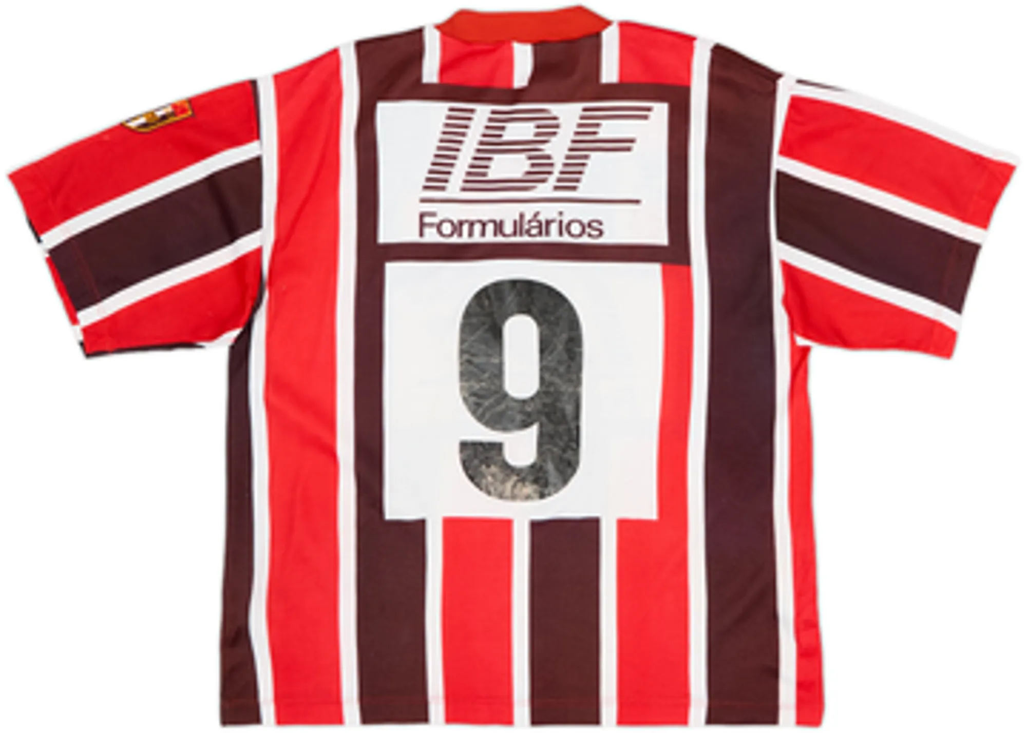 1991-92 Sao Paulo Away Shirt #9 - 7/10 - (L)