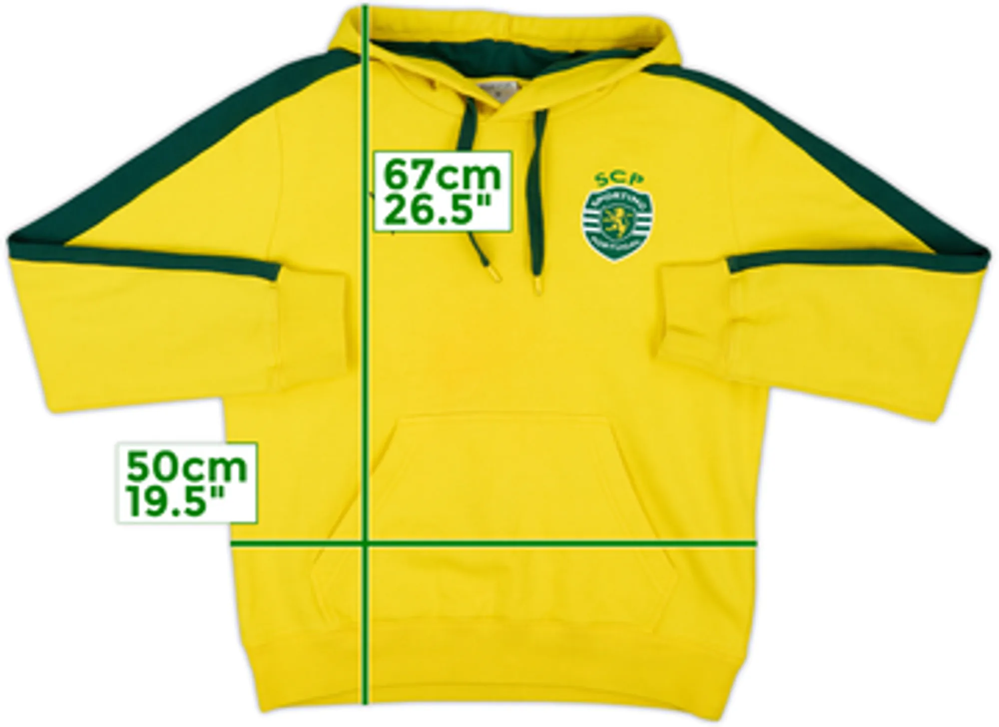 2020-21 Sporting CP Macron Hooded Sweat Top - 7/10 - (M)
