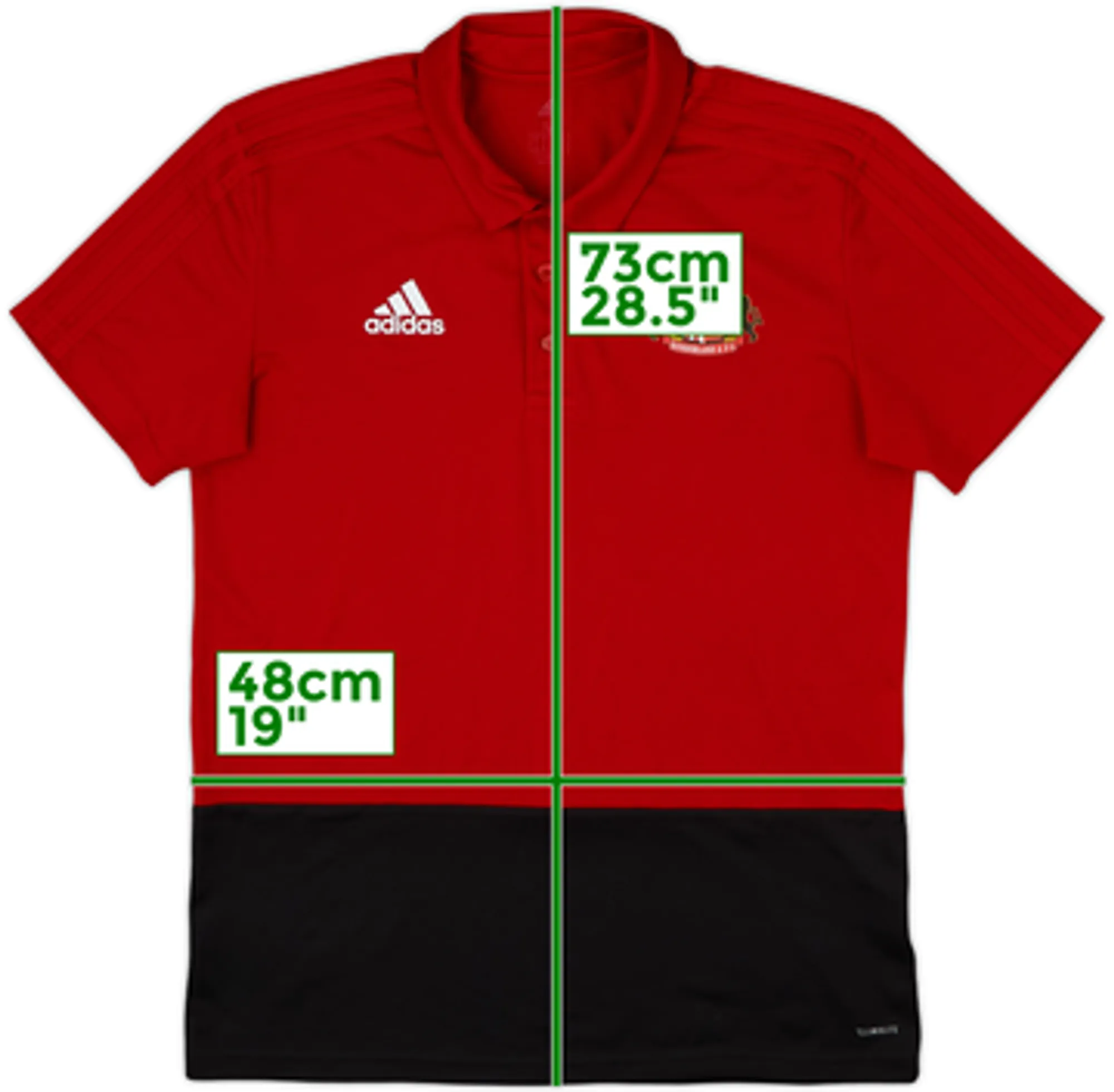 2018-19 Sunderland adidas Polo Shirt - 10/10 - (M)