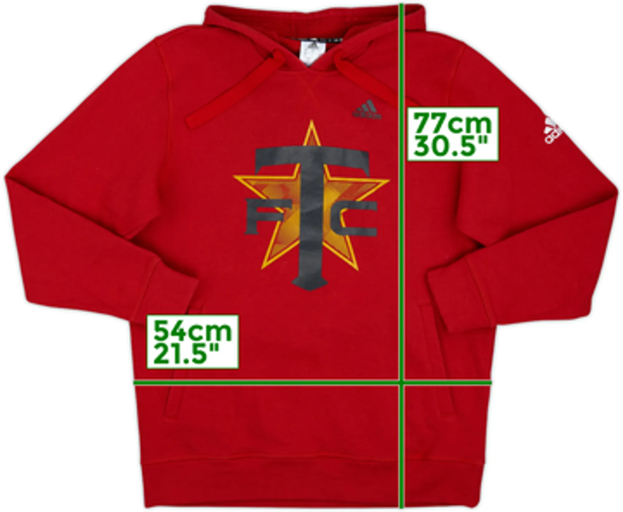 2017 Toronto FC adidas Hooded Sweat Top - 7/10 - (L)