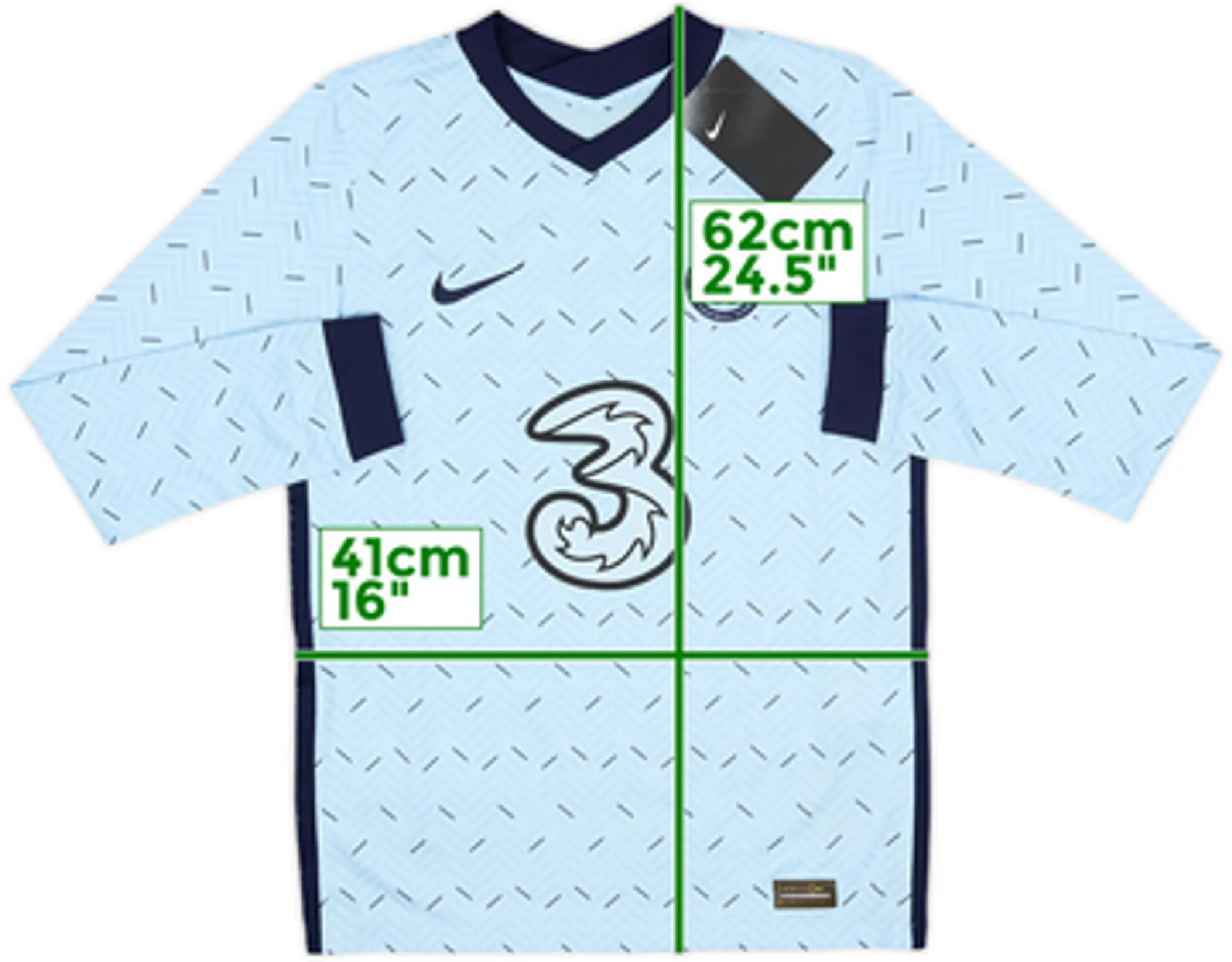 2020-21 Chelsea Youth Player Issue Away L/S Shirt (L.Boys)