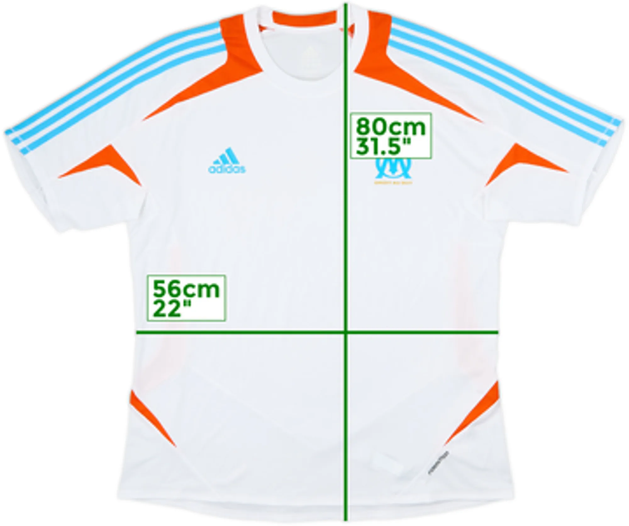 2012-13 Marseille adidas Formotion Training Shirt - 8/10 - (XXL)