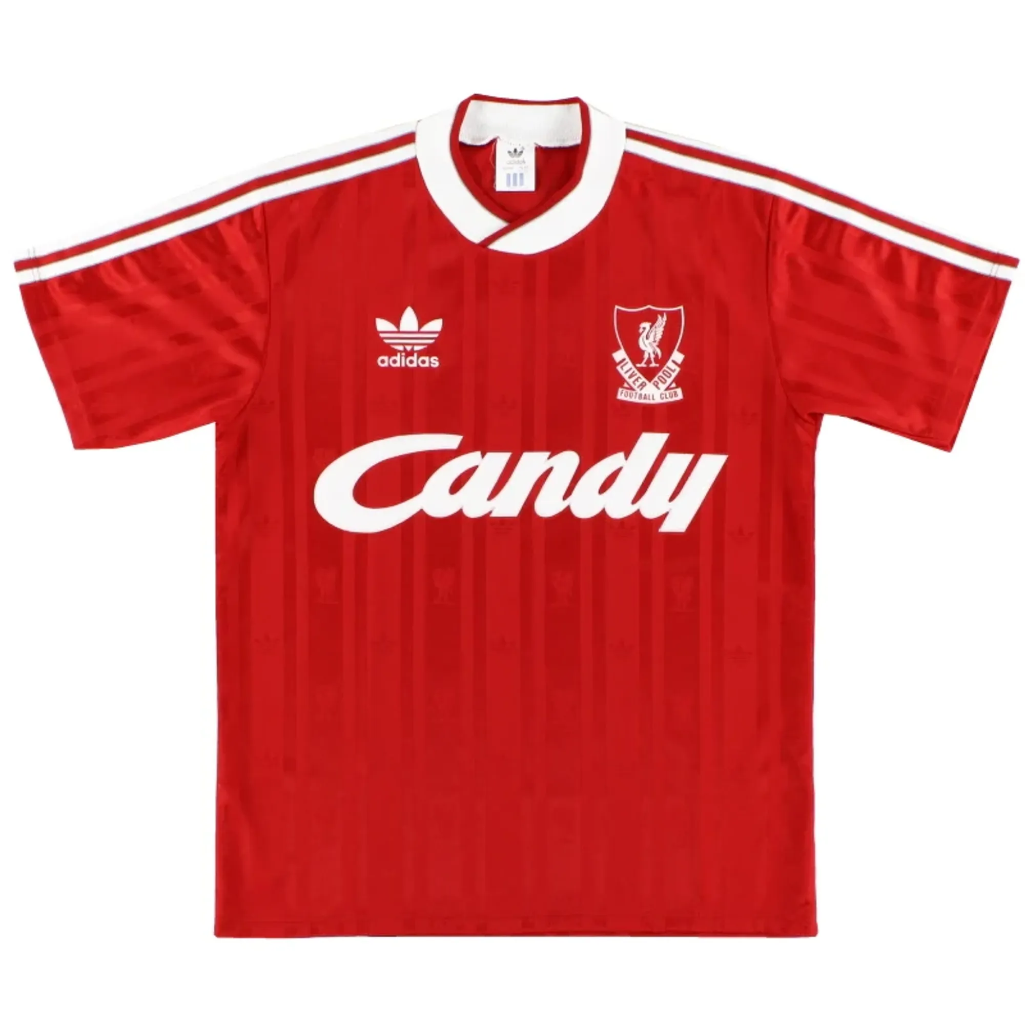 1988-89 Liverpool adidas Home Shirt Y - Liverpool / Excellent 