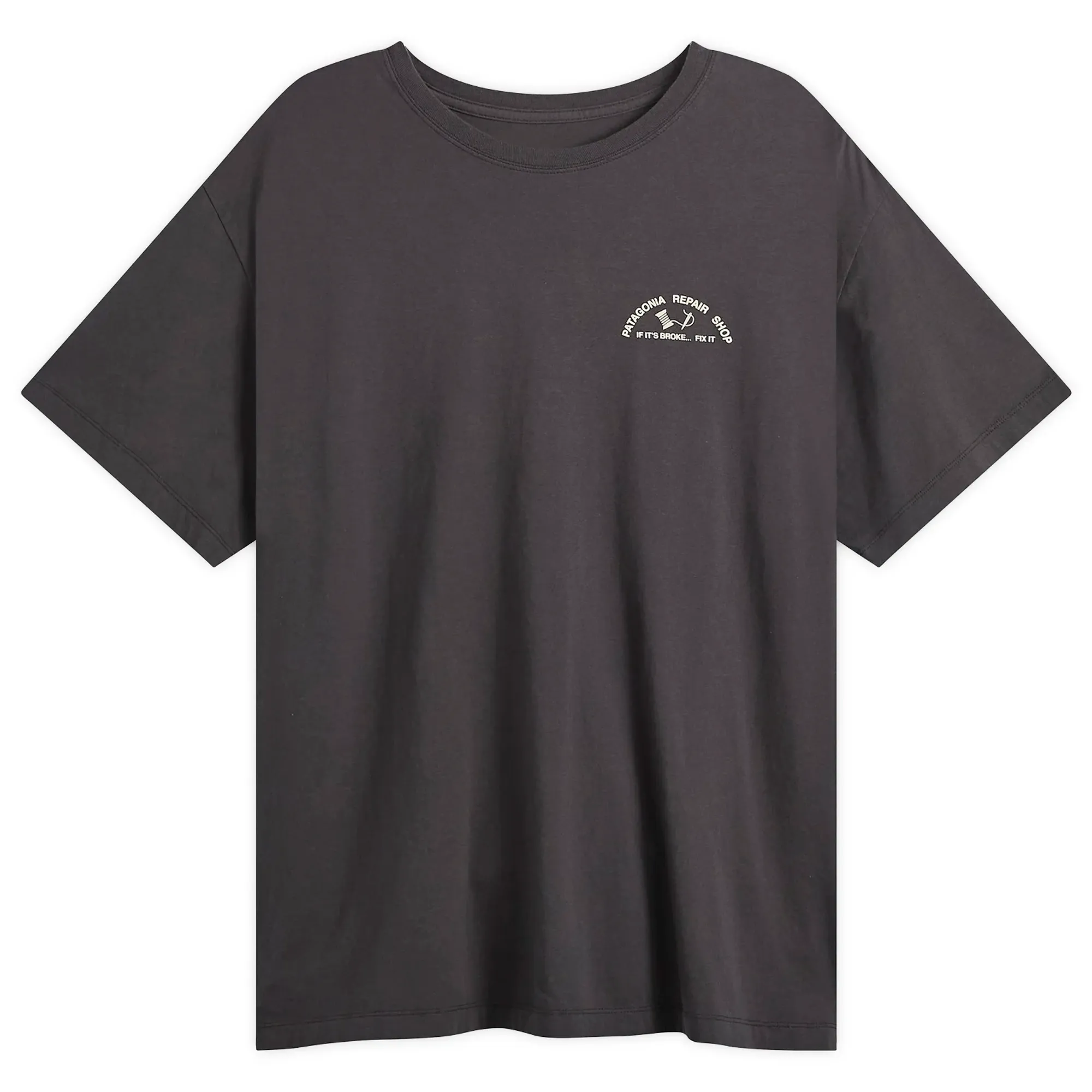 Patagonia Men's Repair Shop T-Shirt Ink Black