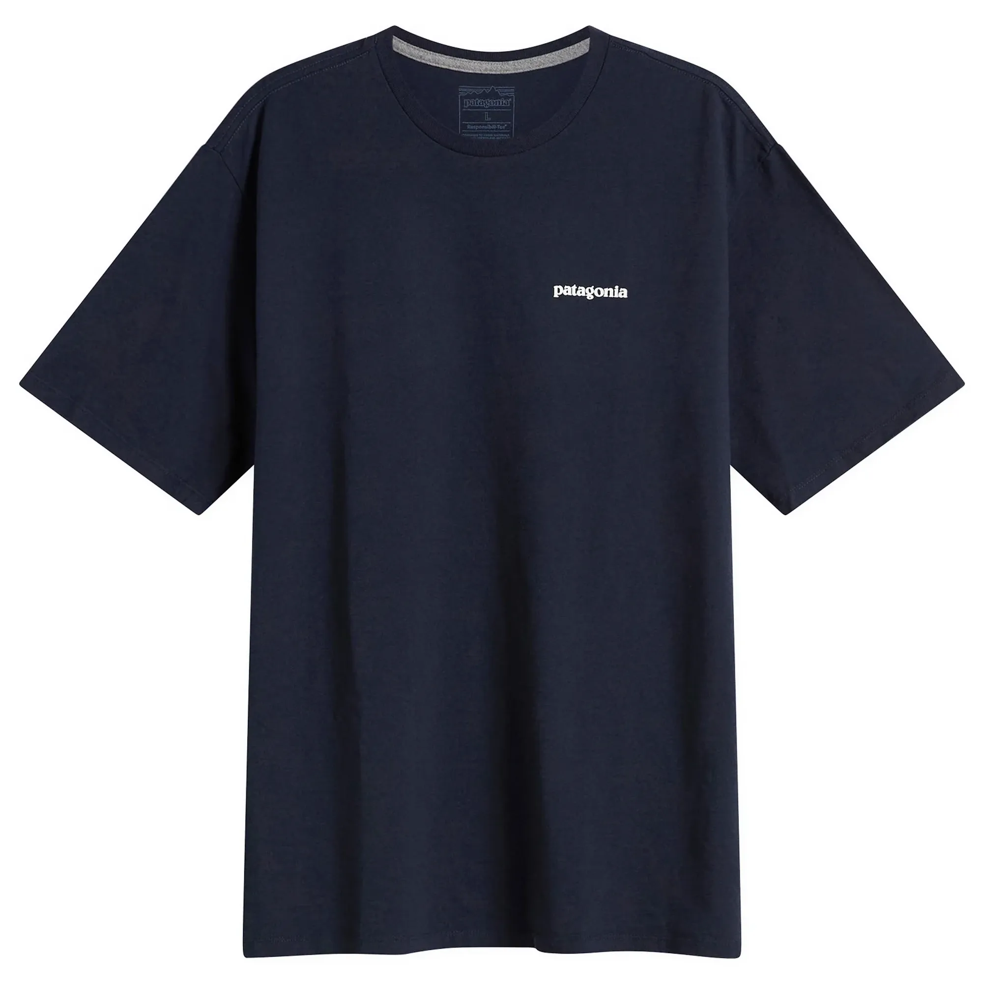 Patagonia Men's P-6 Logo Responsibili-Tee New Navy