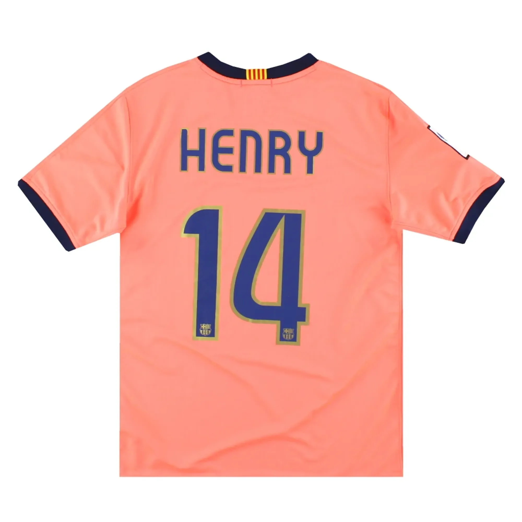 2009-11 Barcelona Nike Away Shirt Henry #14 L.Boys - Barcelona / Very Good 