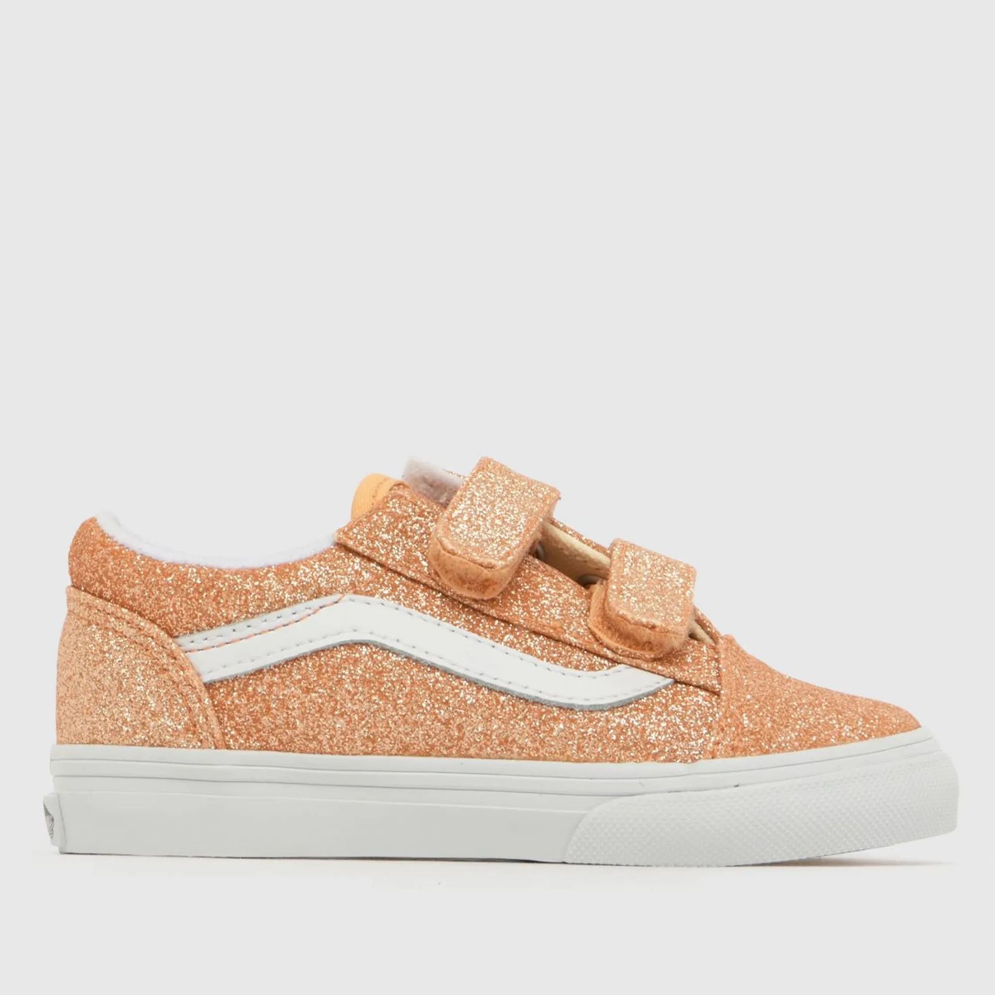 Vans - Old Skool V Glitter Apricot Glow, Orange