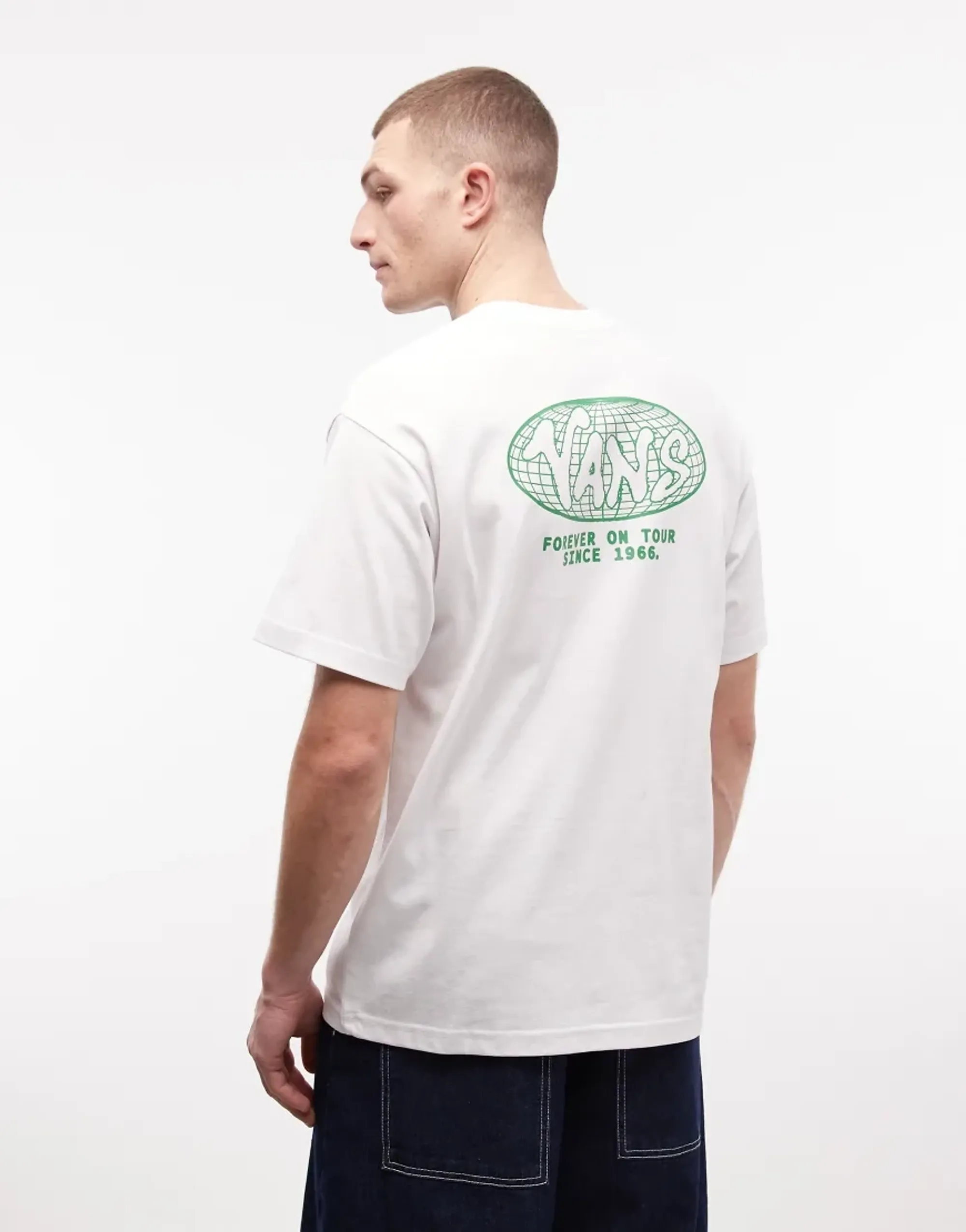 Vans - World Tour Loose Ss Tee White, Man, White