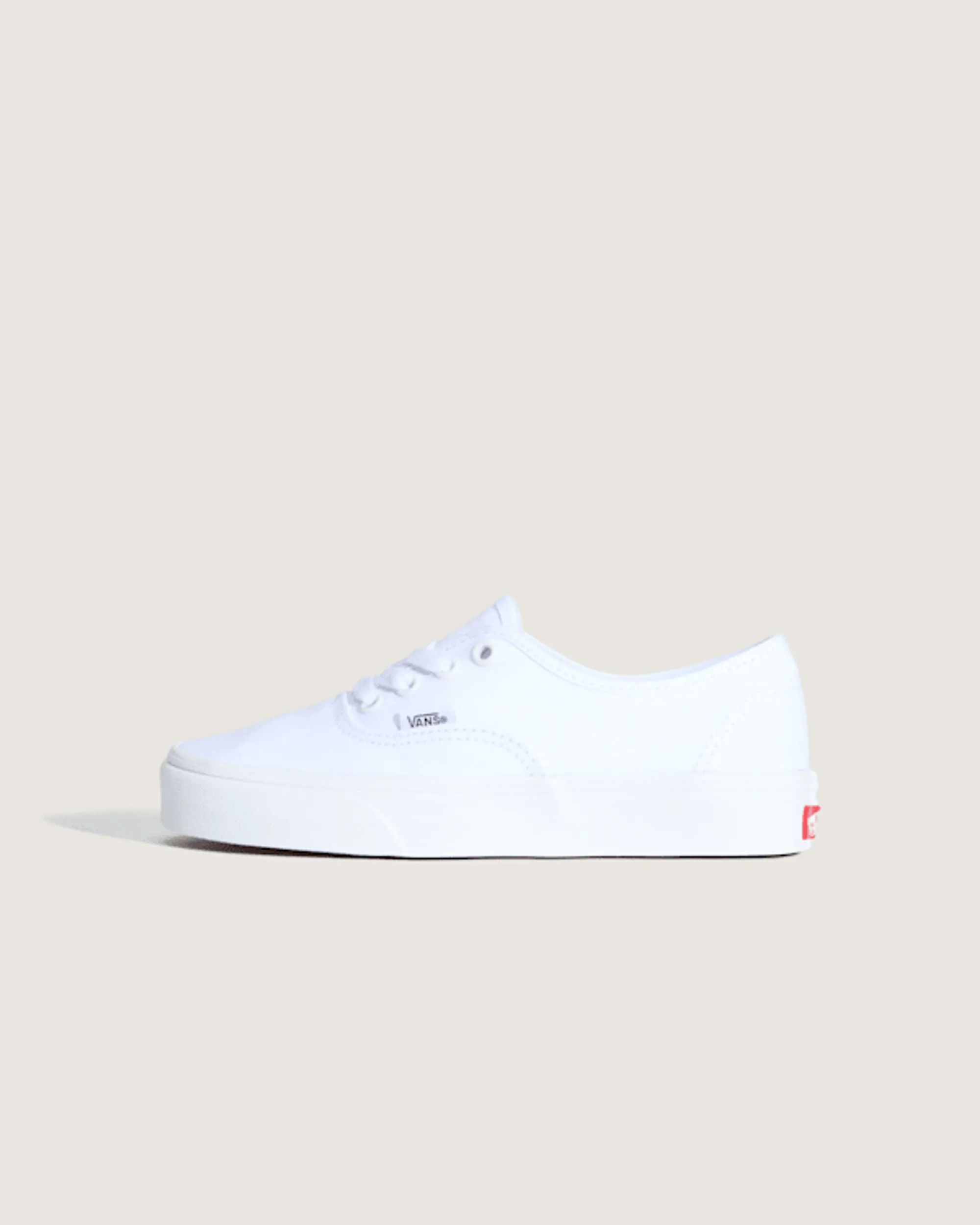 Vans - Youth Authentic Shoes (8-14 Years), White