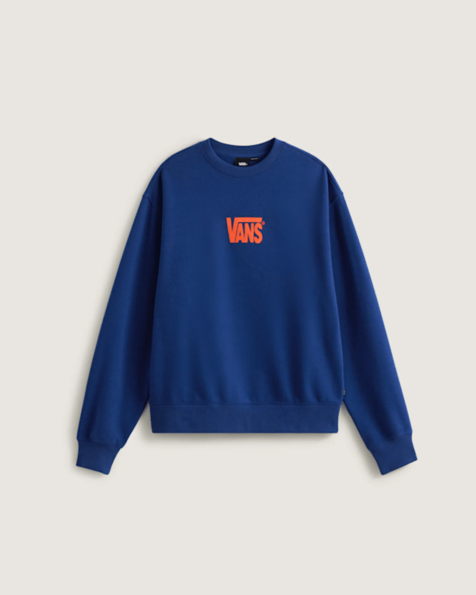 Vans - Stretch Logo Crew Sweatshirt, Man, Blue