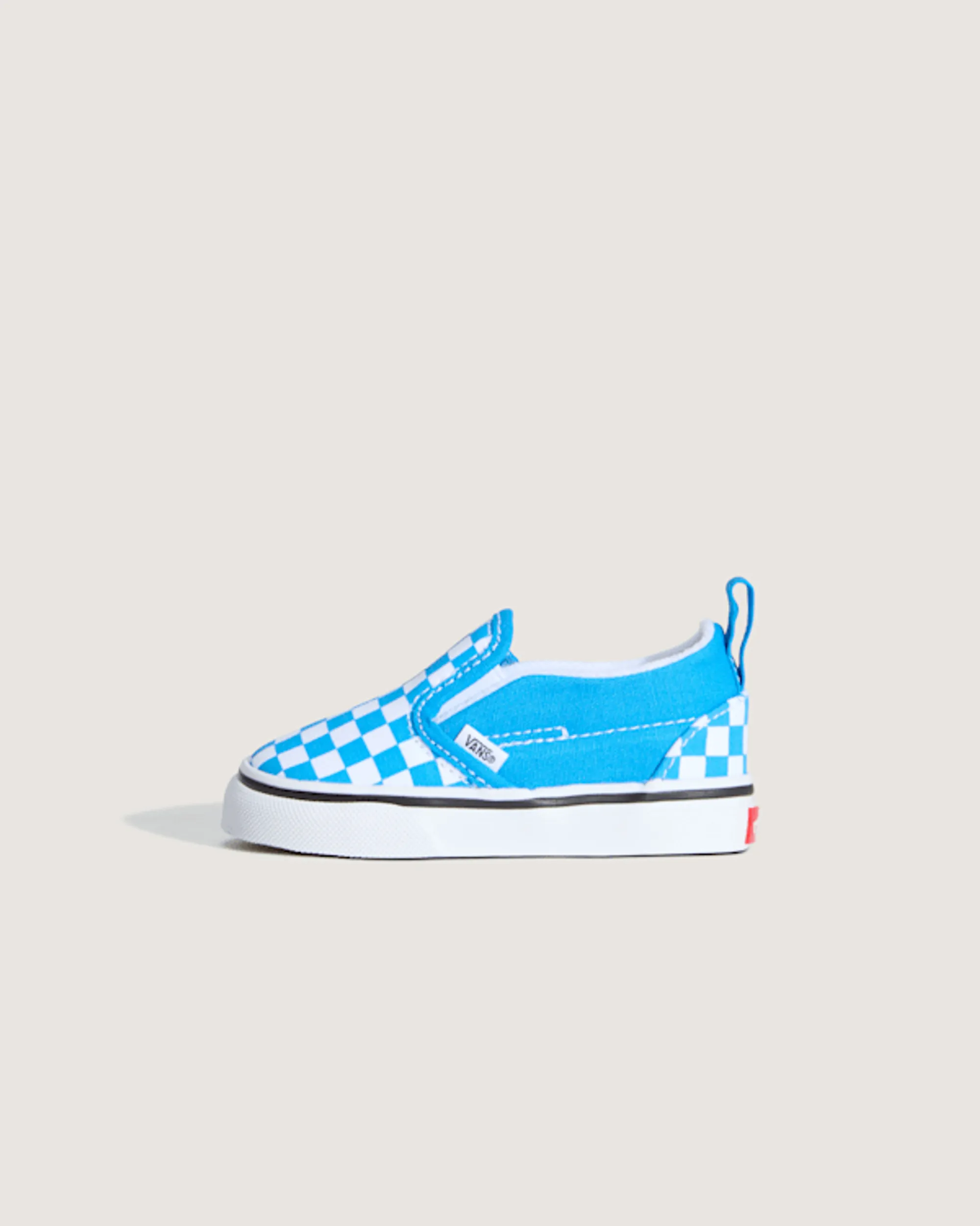 Vans - Toddler Classic Slip-On V Checkerboard Shoes (1-4 Years), Blue