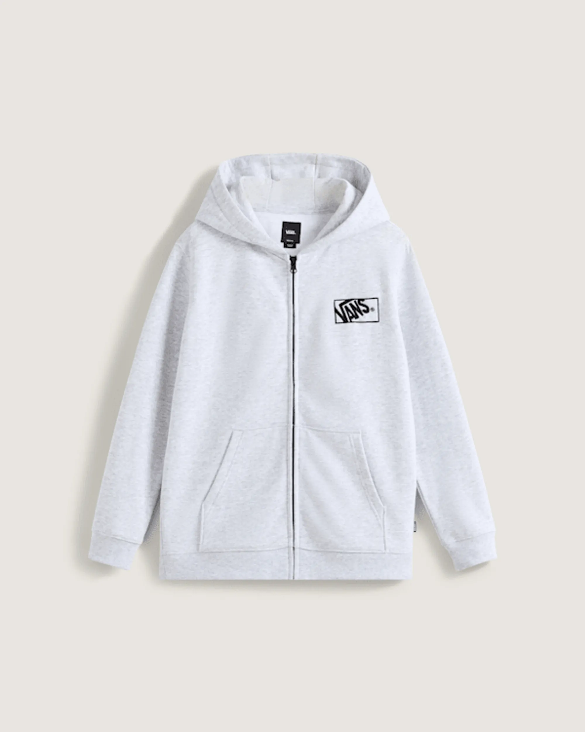 Vans - By Blocked Box Fz Hoodie Light Grey Heather, Grey