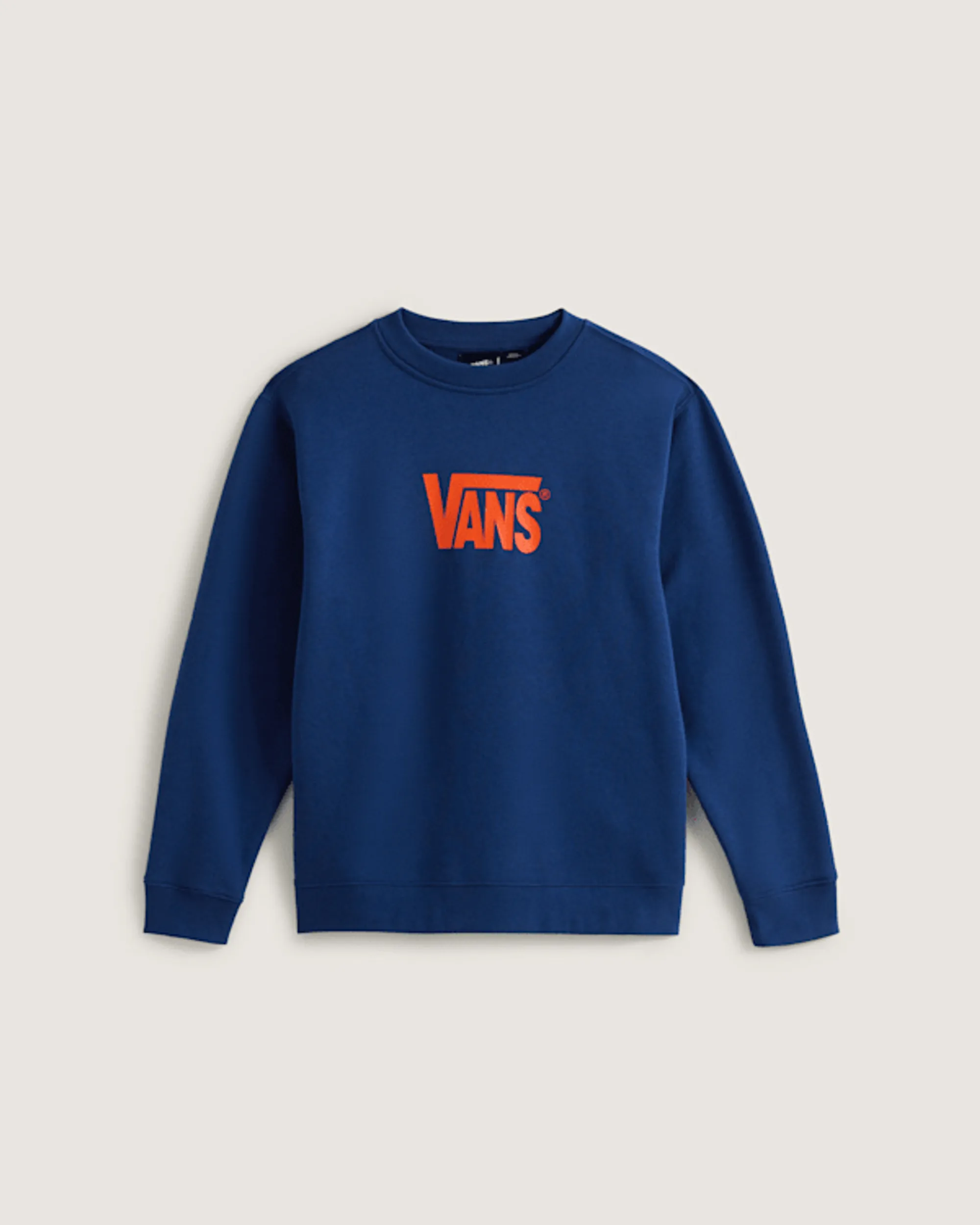 Vans - Stretch Logo Crew Deep Indigo/Flame, Blue