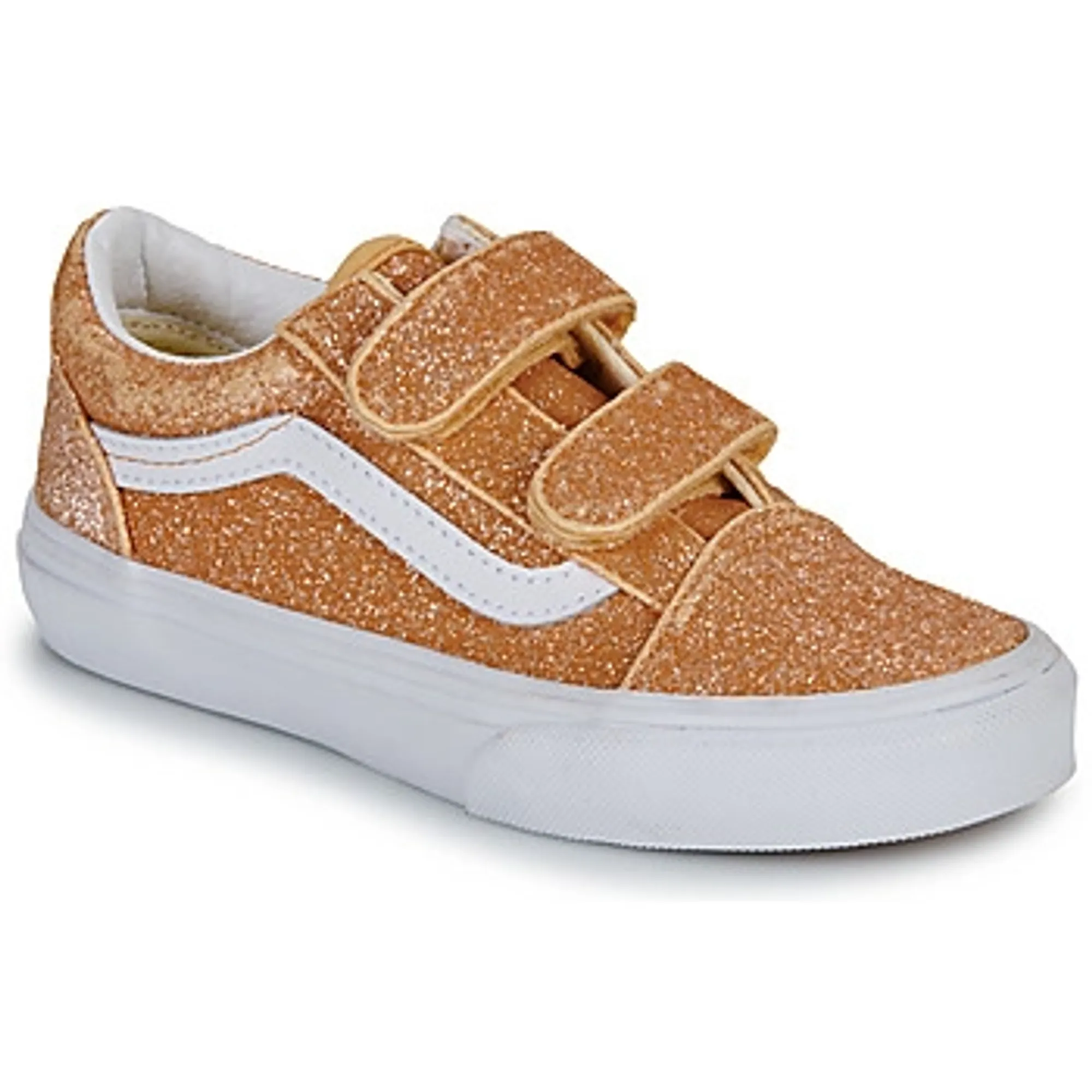 Vans - Old Skool V Glitter Apricot Glow, Orange