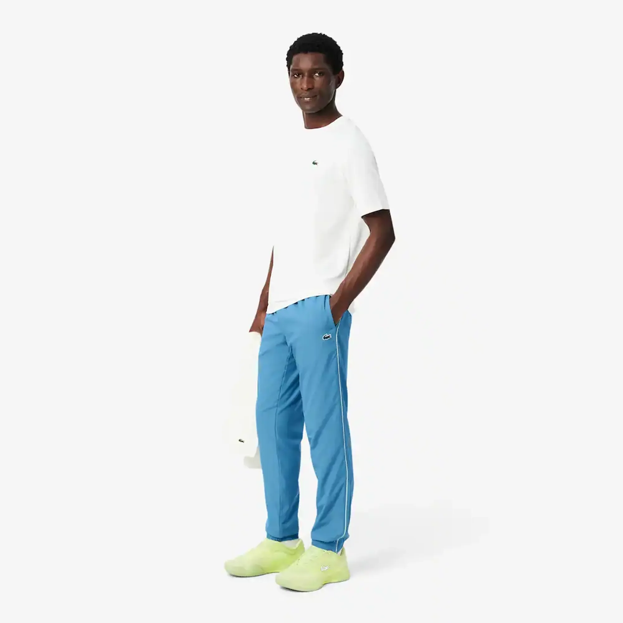 Lacoste Trim Accent Sport Sweatpants - Bleu / Vert