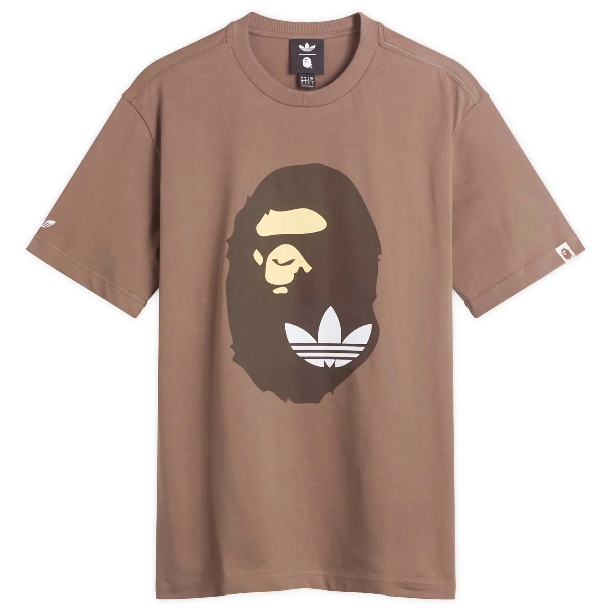 Adidas Men's x A Bathing Ape Graphic T-Shirt Earth Strata