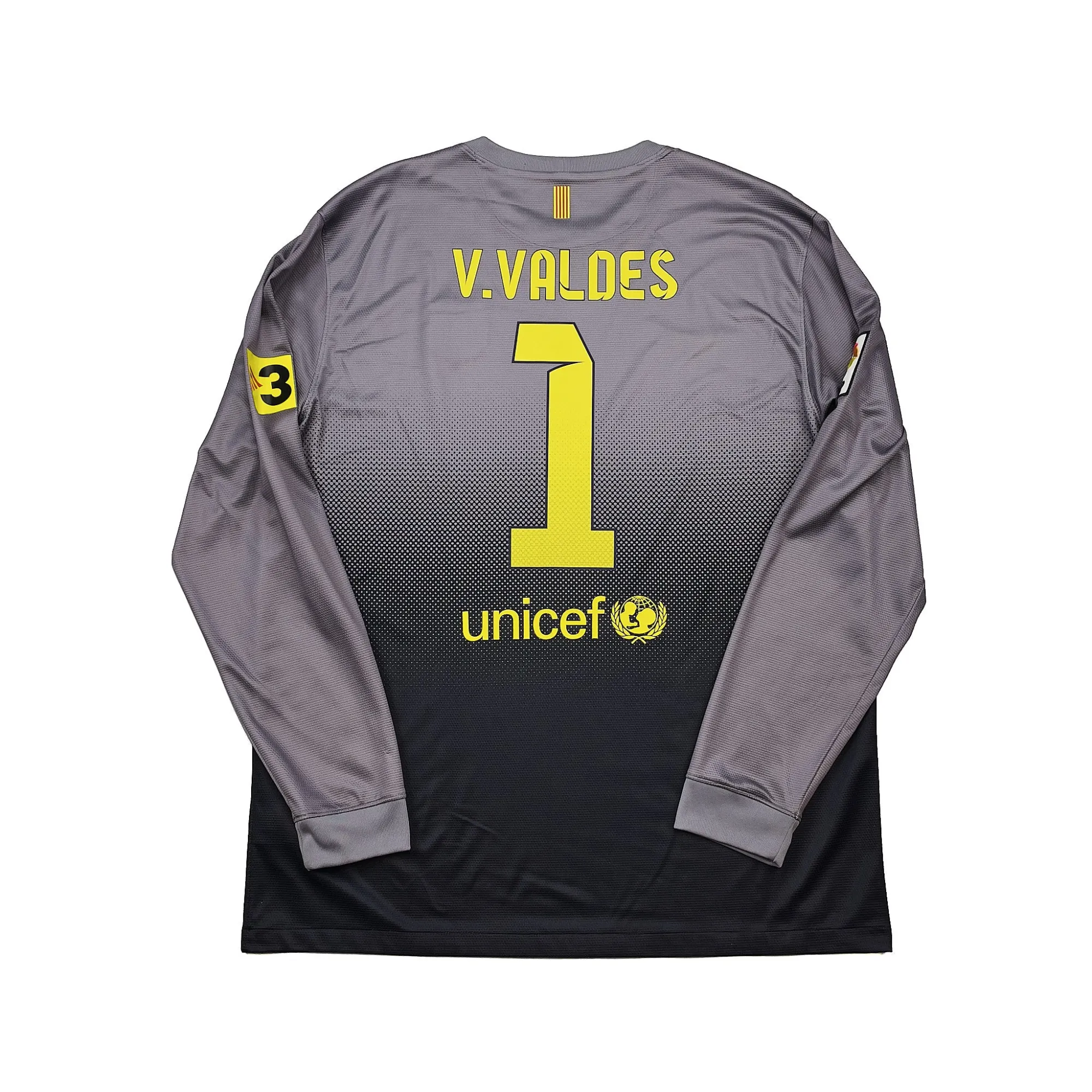 2012/13 Barcelona V.Valdes #1 GK Shirt (XL) Nike | Cult Kits