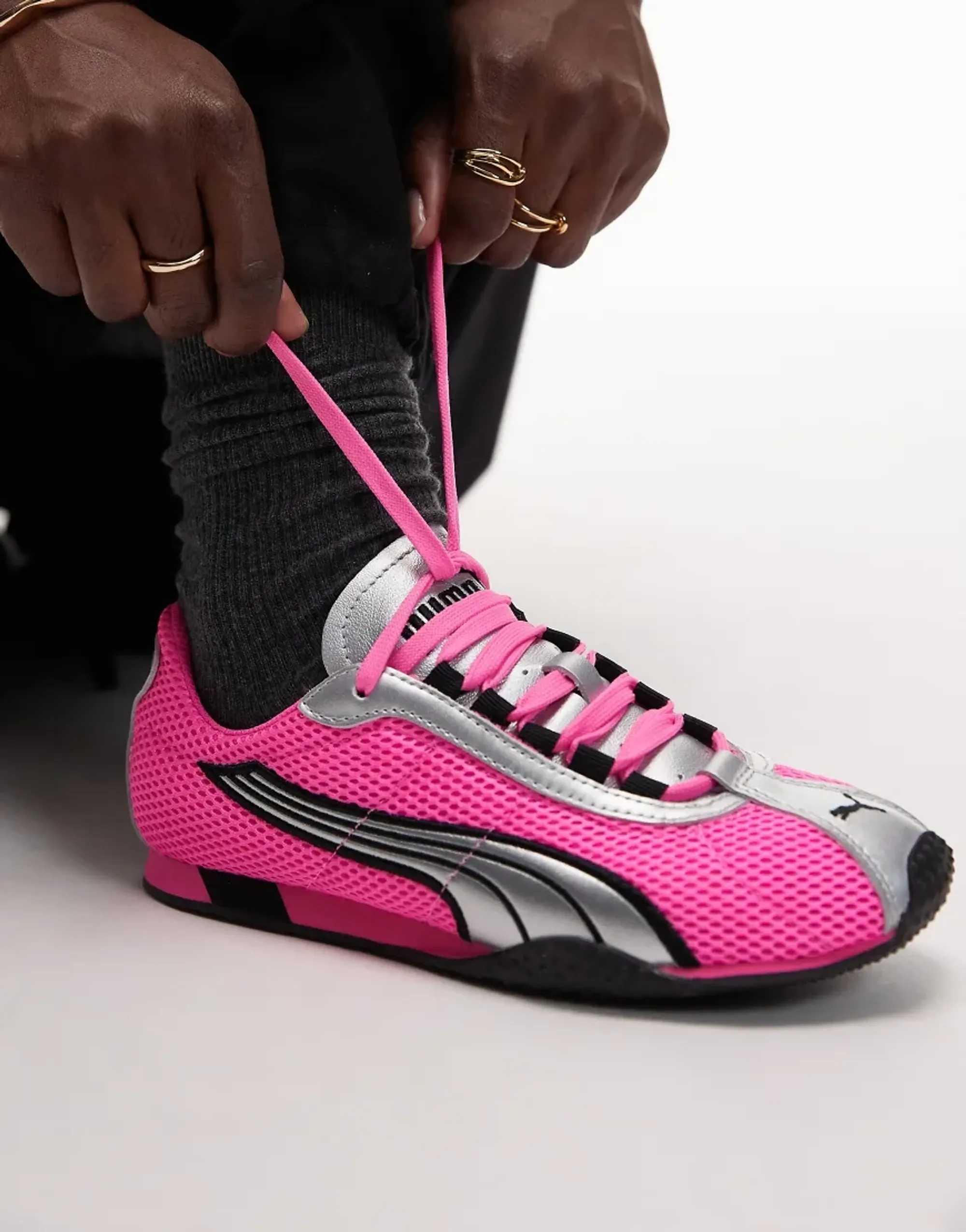 Puma H-Street Og Trainers In Neon Pink