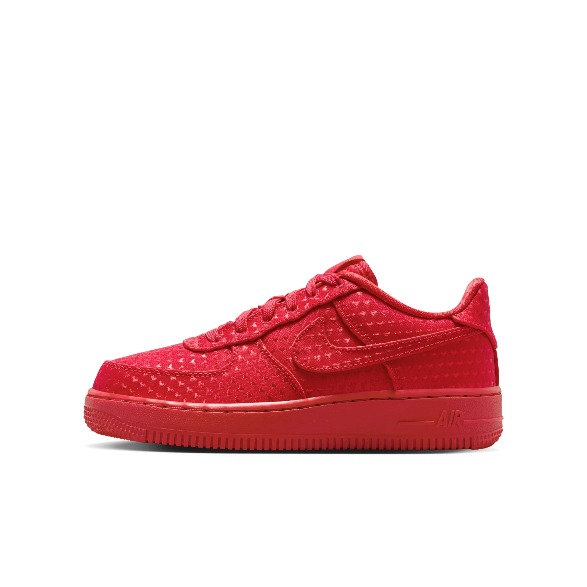 Nike Air Force 1 Older Kids' Shoes - Red