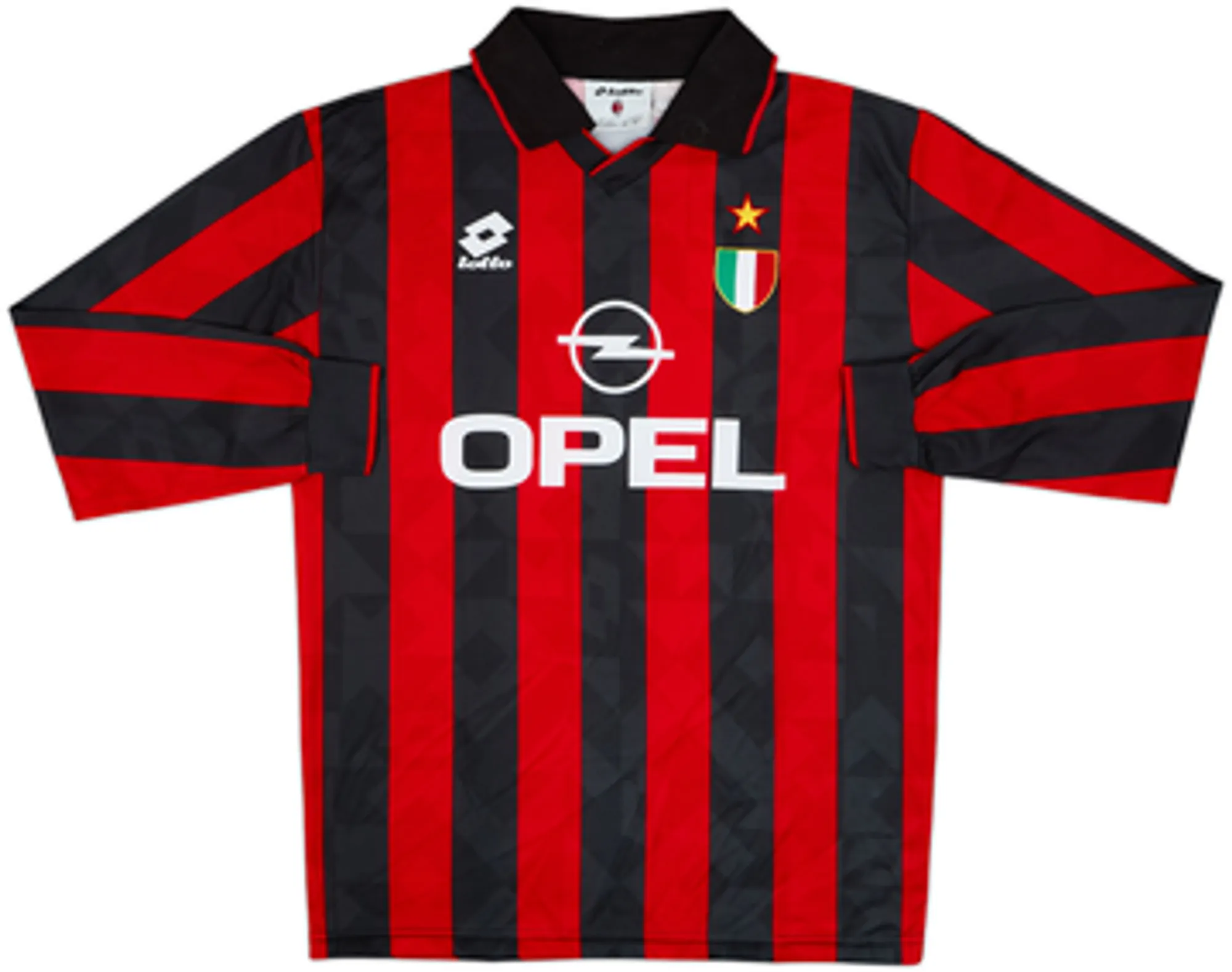 1994-95 AC Milan Home L/S Shirt #10 - 9/10 - (L)
