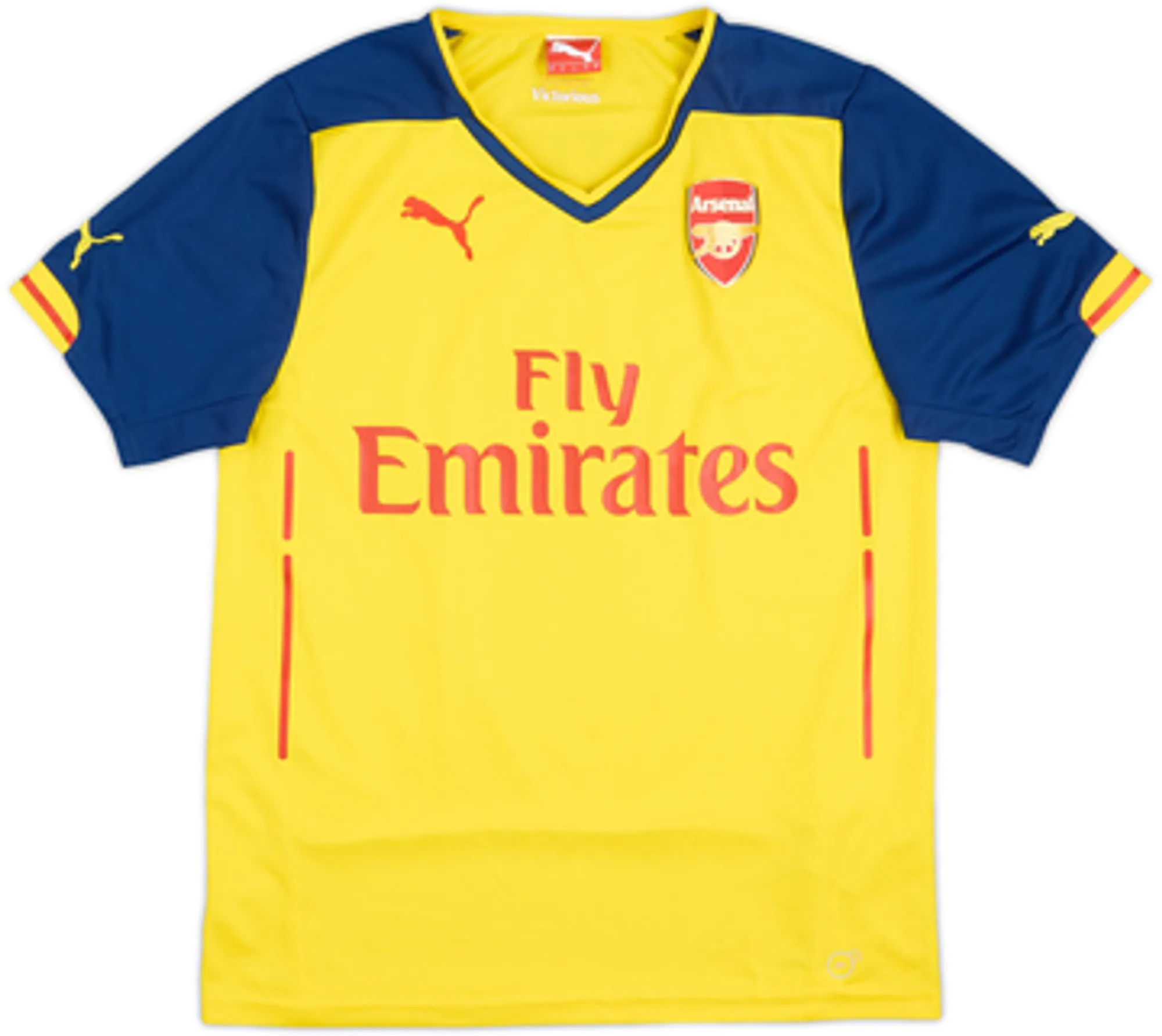 2014-15 Arsenal Away Shirt Arteta #8 - 9/10 - (S)