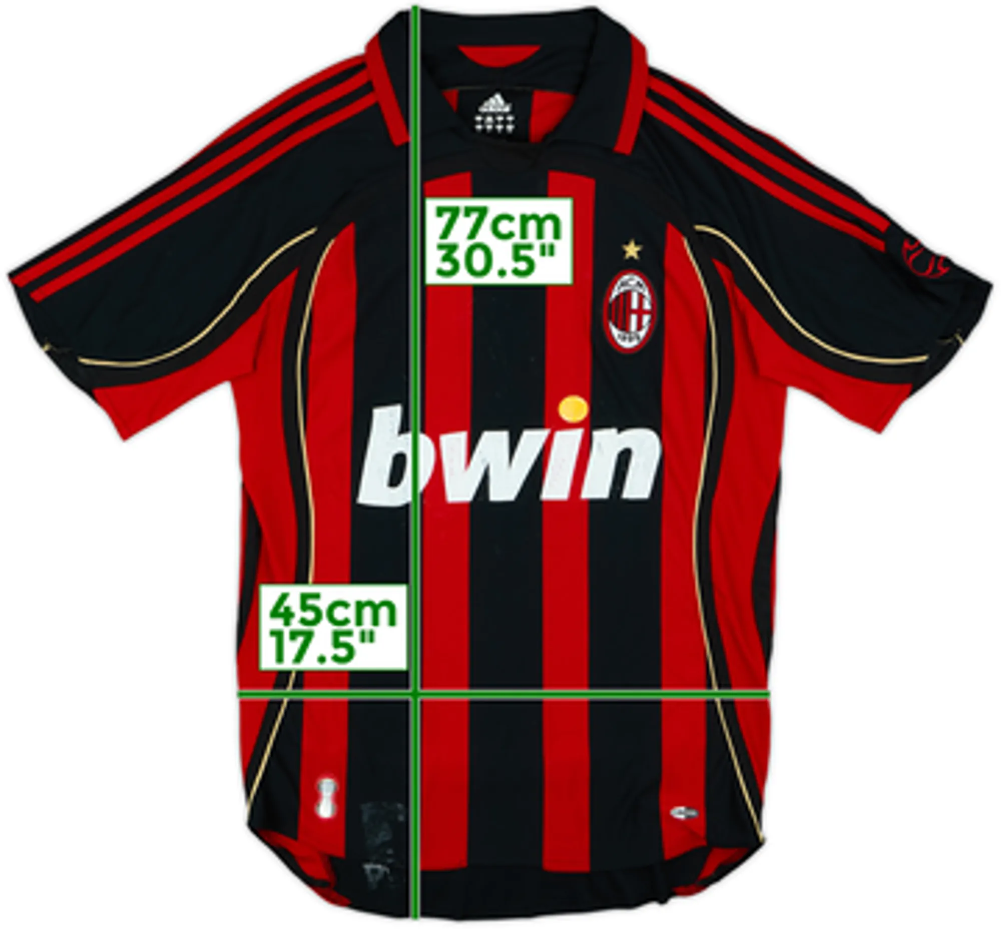 2006-07 AC Milan Home Shirt - 5/10 - (S)