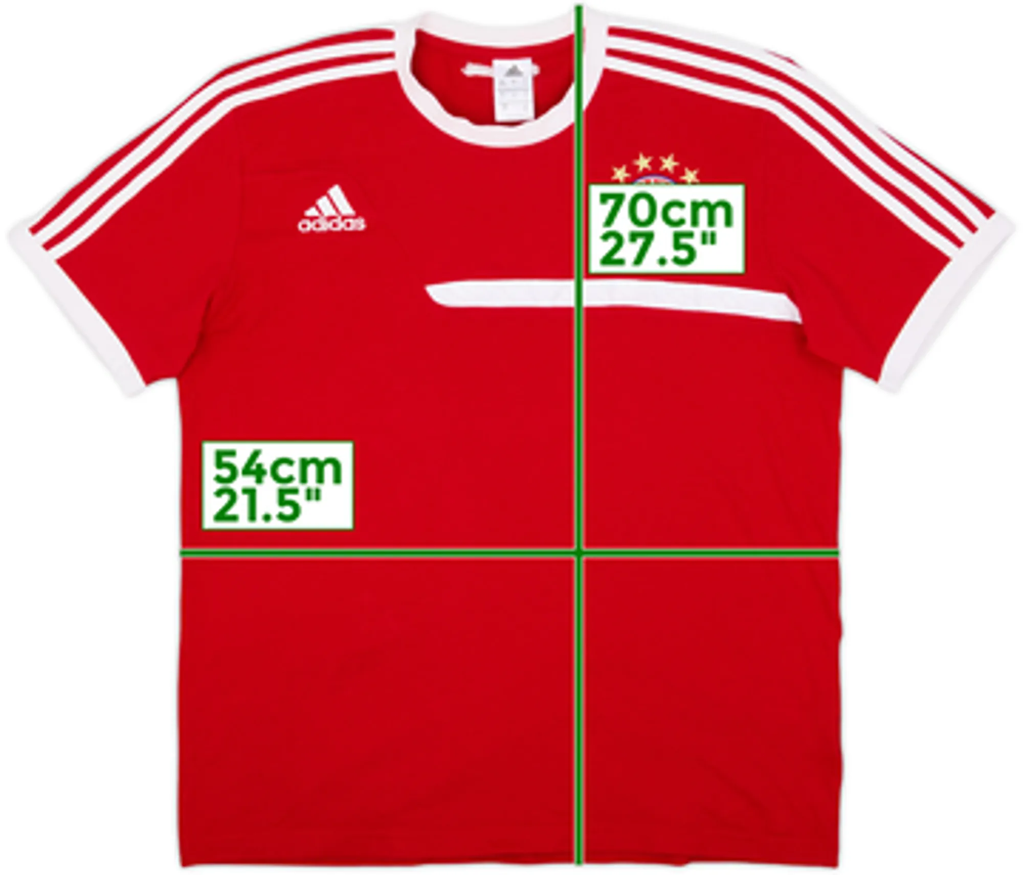 2013-14 Bayern Munich adidas Cotton Tee - 9/10 - (S)