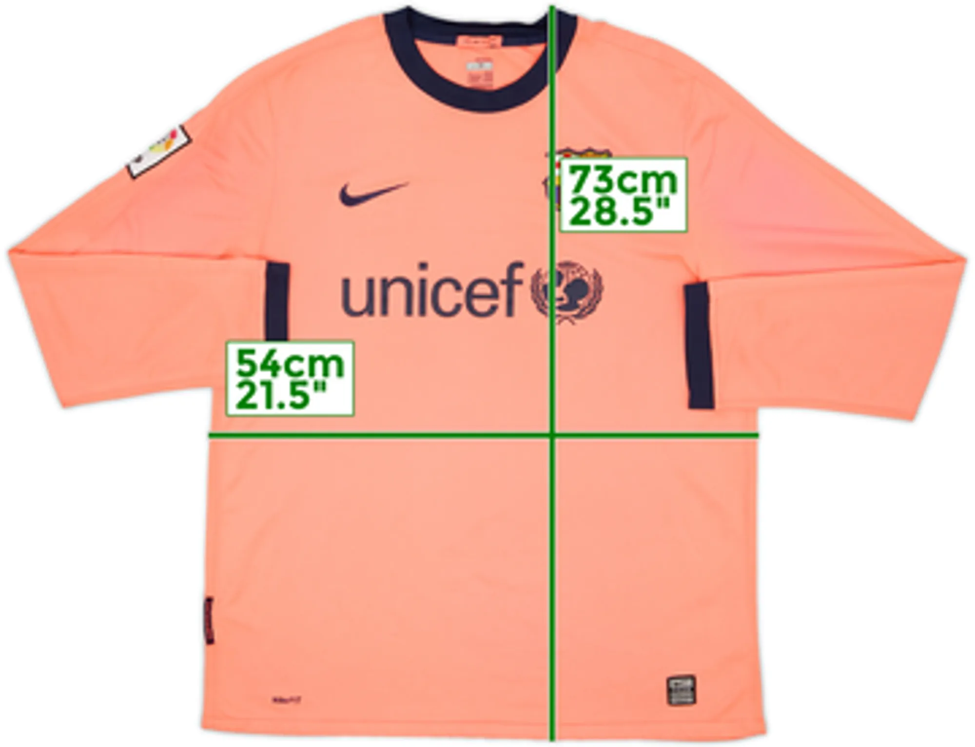 2009-10 Barcelona Away L/S Shirt - 4/10 - (L)