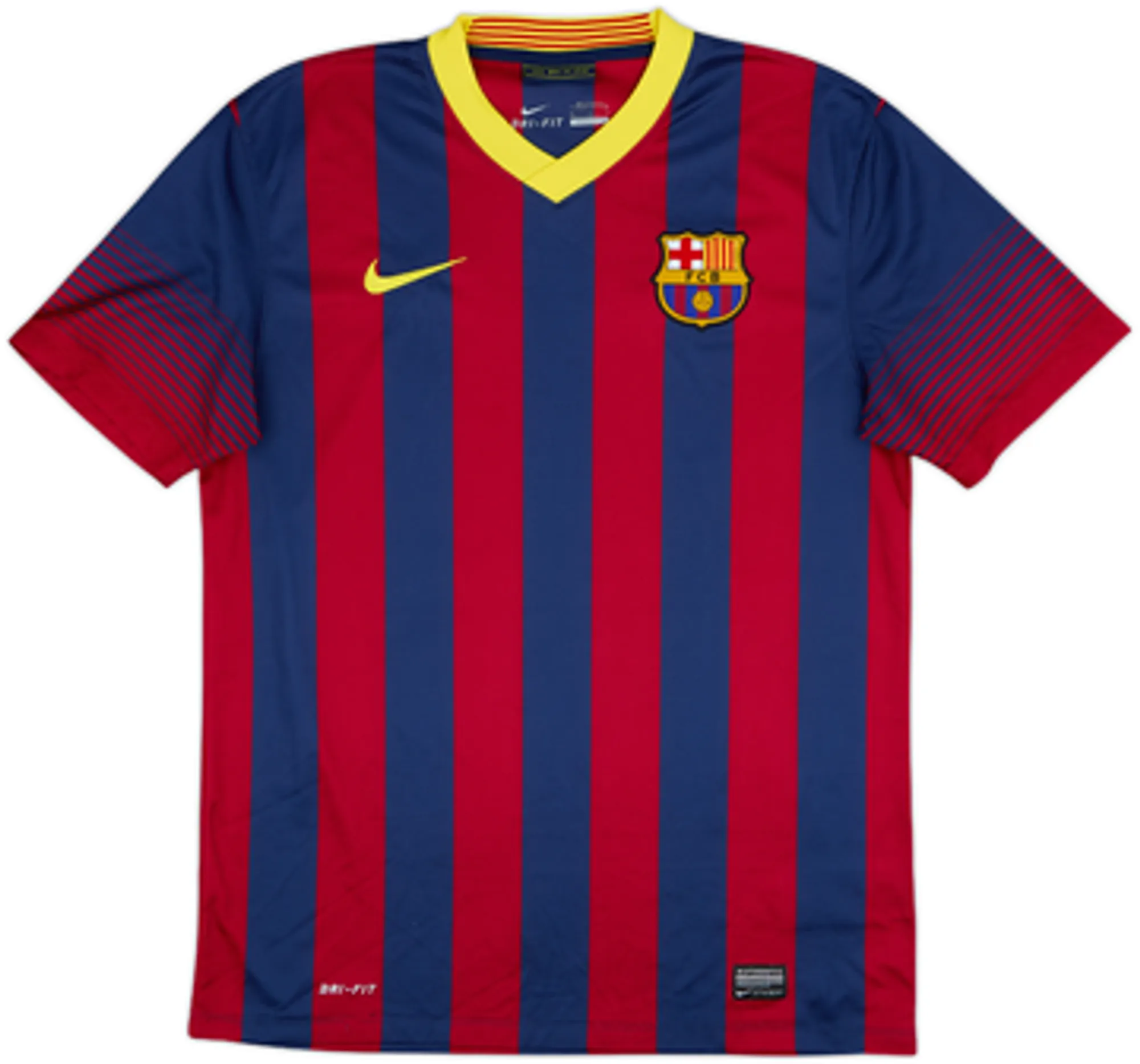 2013-14 Barcelona Home Shirt Messi #10 - 8/10 - (M)