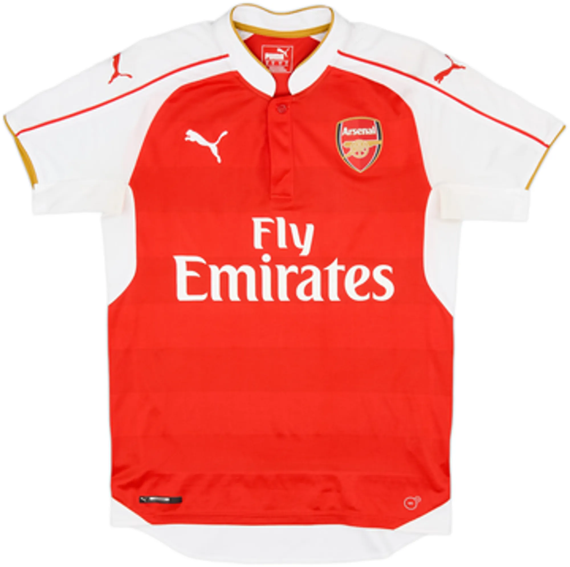 2015-16 Arsenal Home Shirt Arteta #8 - 10/10 - (Women's S)