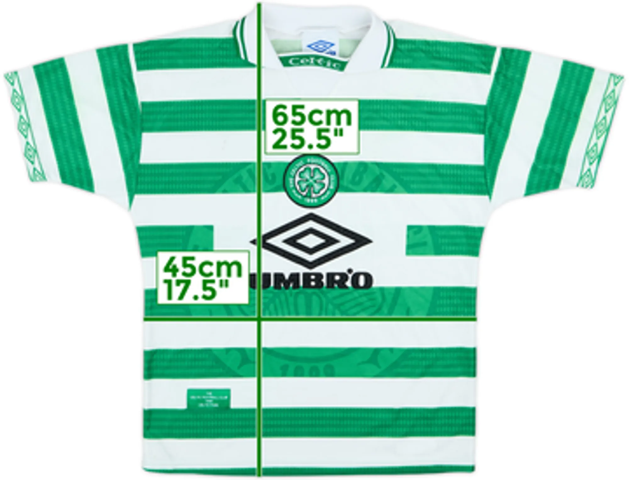1997-99 Celtic Home Shirt - 6/10 - (M.Boys)