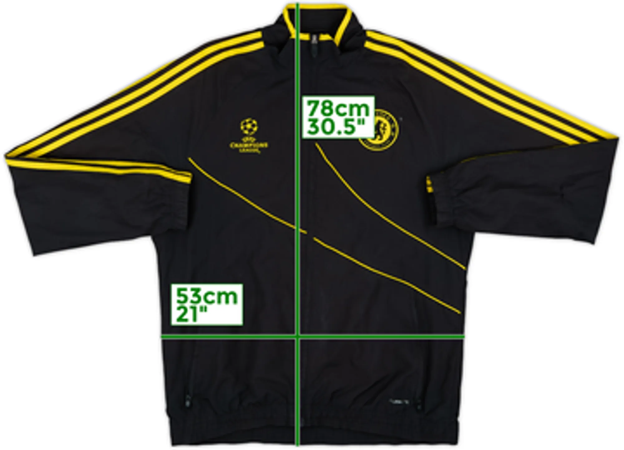 2012-13 Chelsea CL adidas Track Jacket - 5/10 - (L)