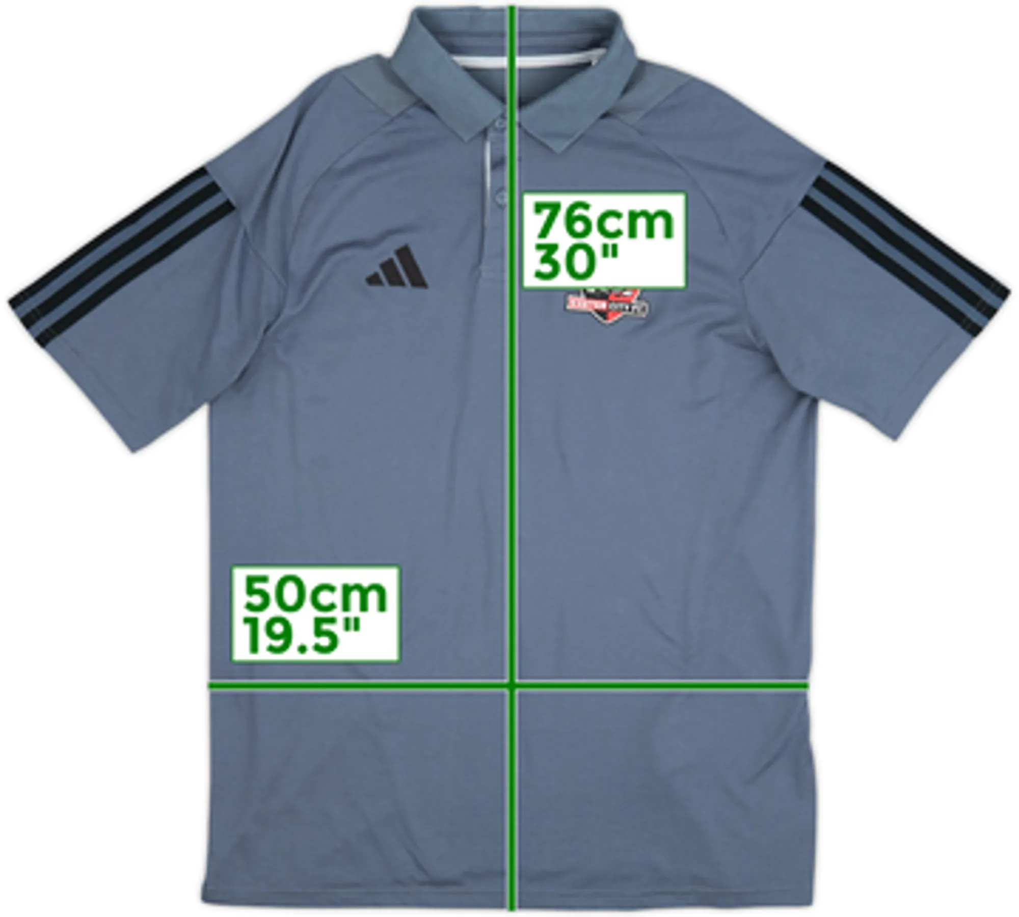 2022-23 Exeter City adidas Polo Shirt - 9/10 - (M)