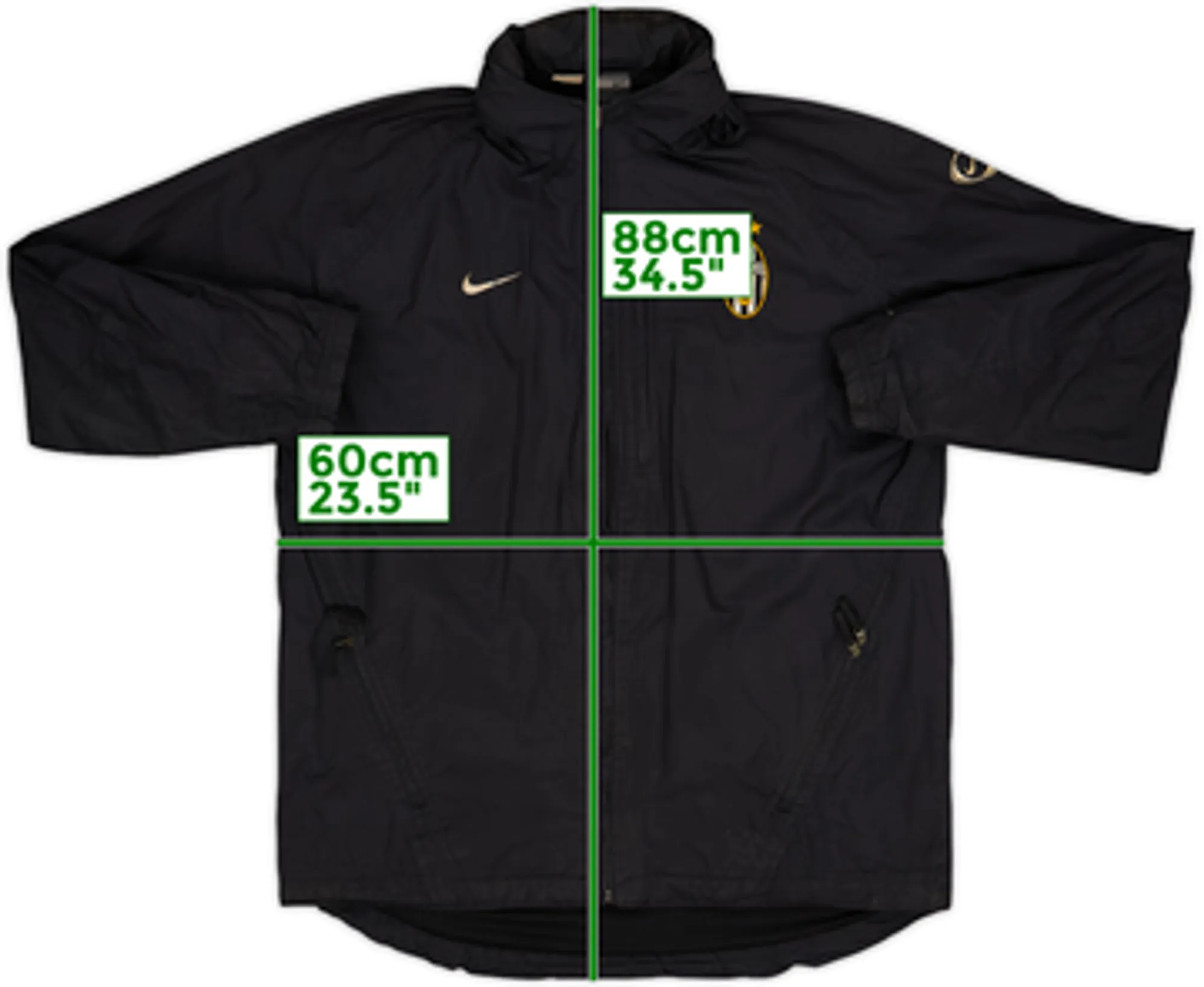 2003-04 Juventus Nike Hooded Rain Jacket - 4/10 - (L)