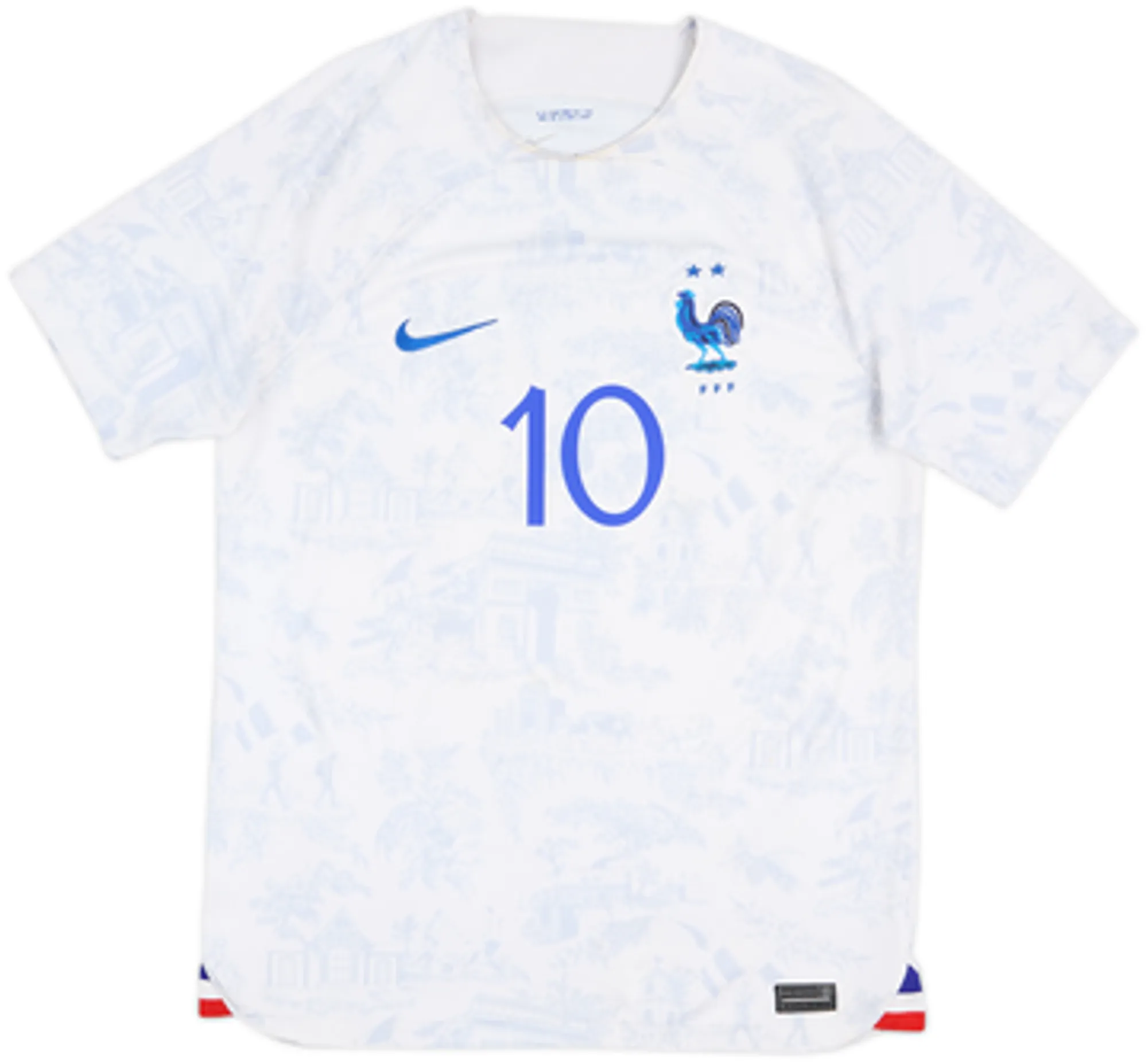 2022-23 France Away Shirt Mbappe #10 - 6/10 - (M)