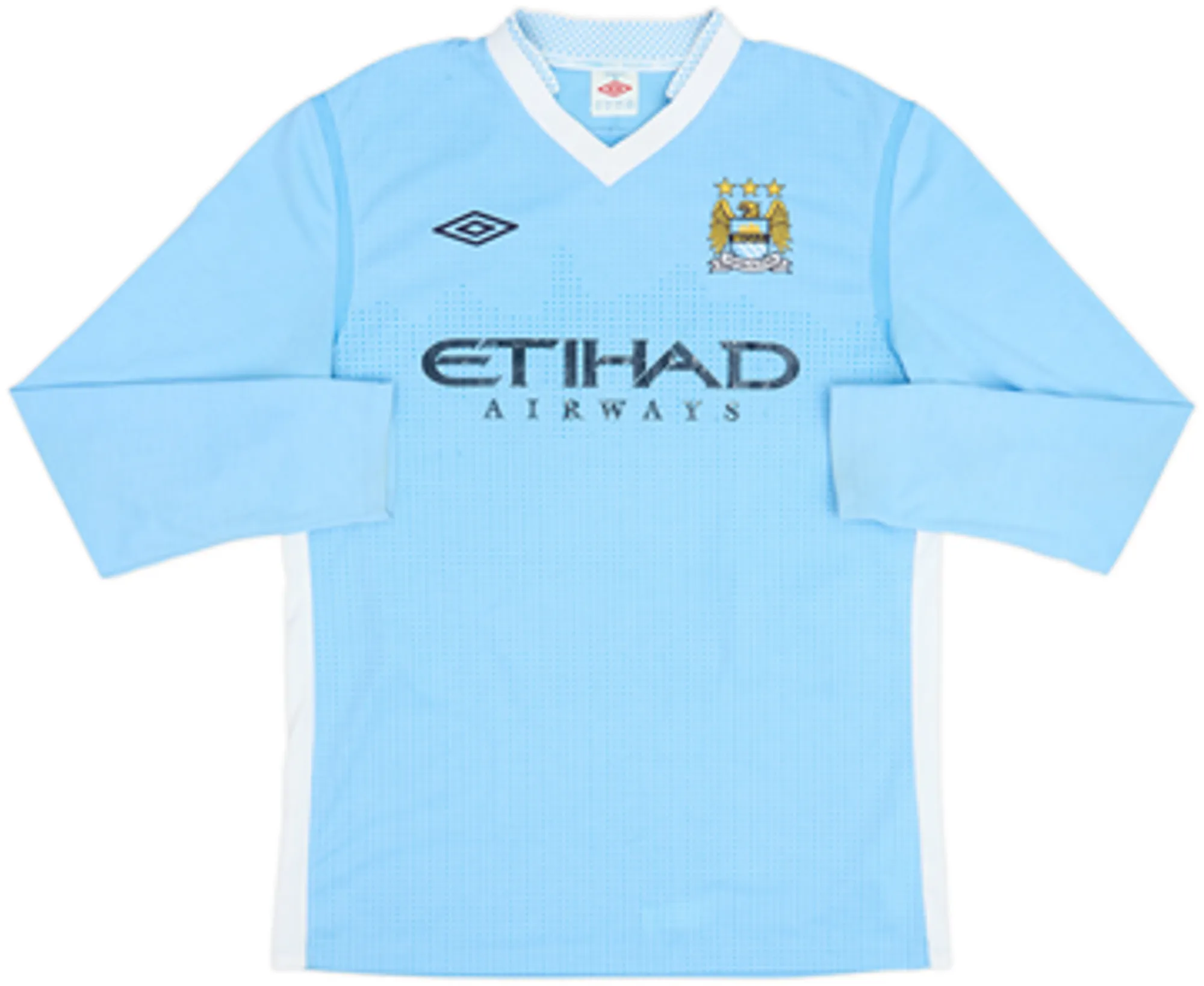 2011-12 Manchester City Home L/S Shirt Kun Aguero #16 - 6/10 - (M)
