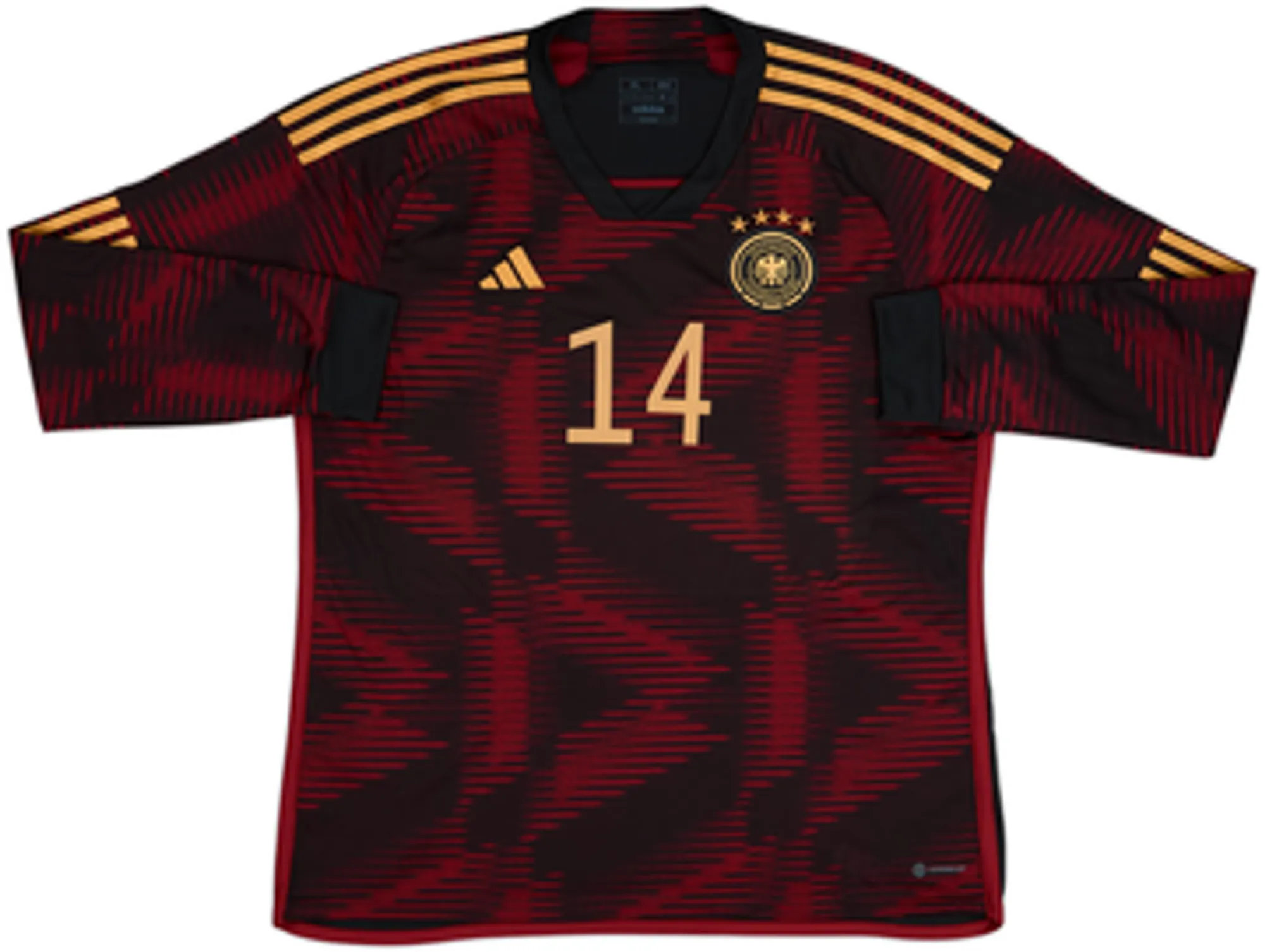 2022-23 Germany Away L/S Shirt Musiala #14 - 10/10 - (XL)