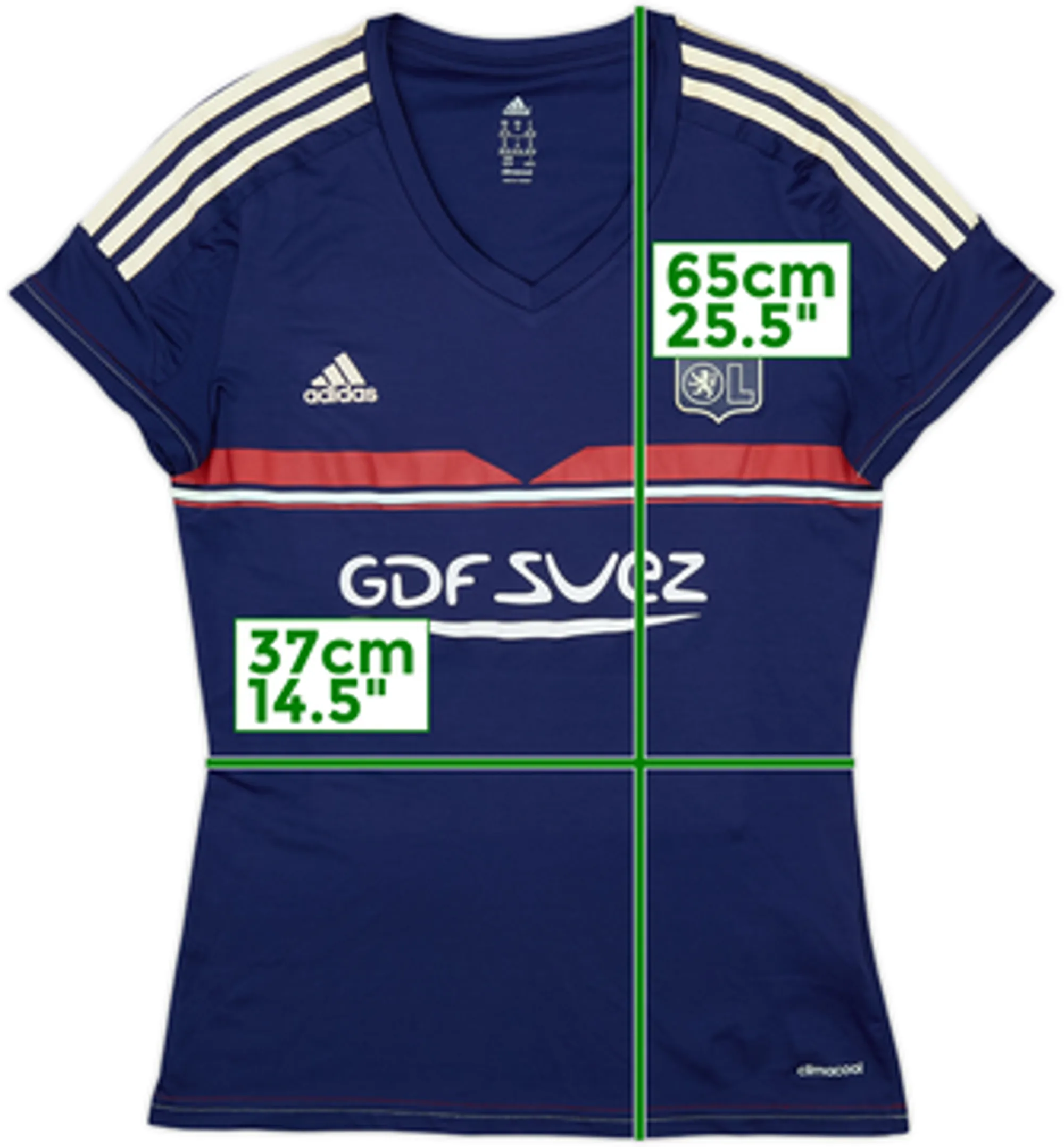 2013-14 Lyon Third Shirt - 9/10 - (Women's M)